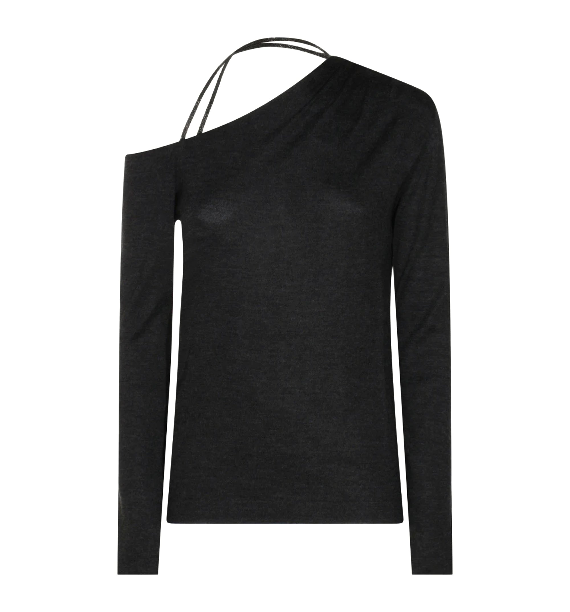 Cashmere And Silk Blend Sweater With Monili Detail