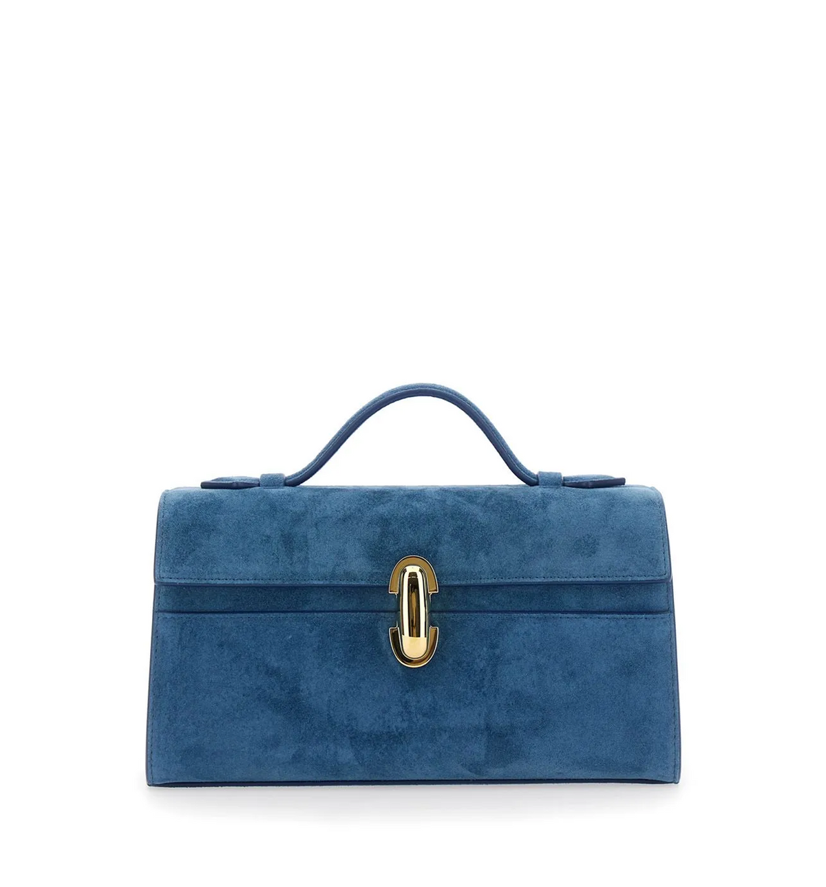 Symmetry Suede Clutch Bag