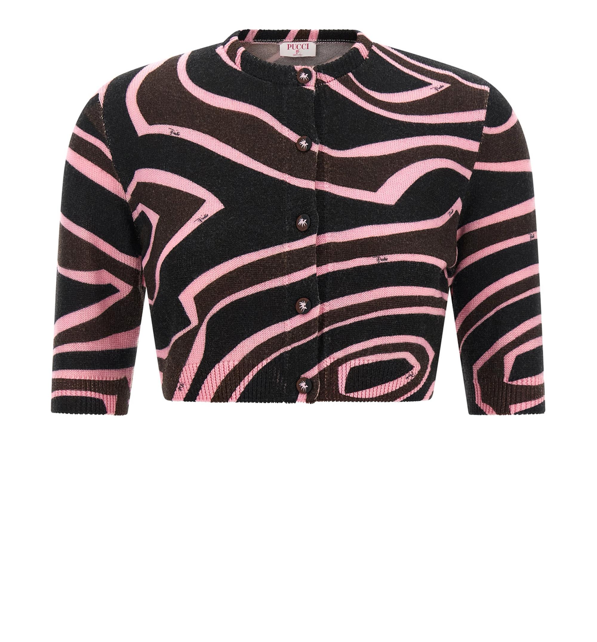 'Onde' cropped cardigan