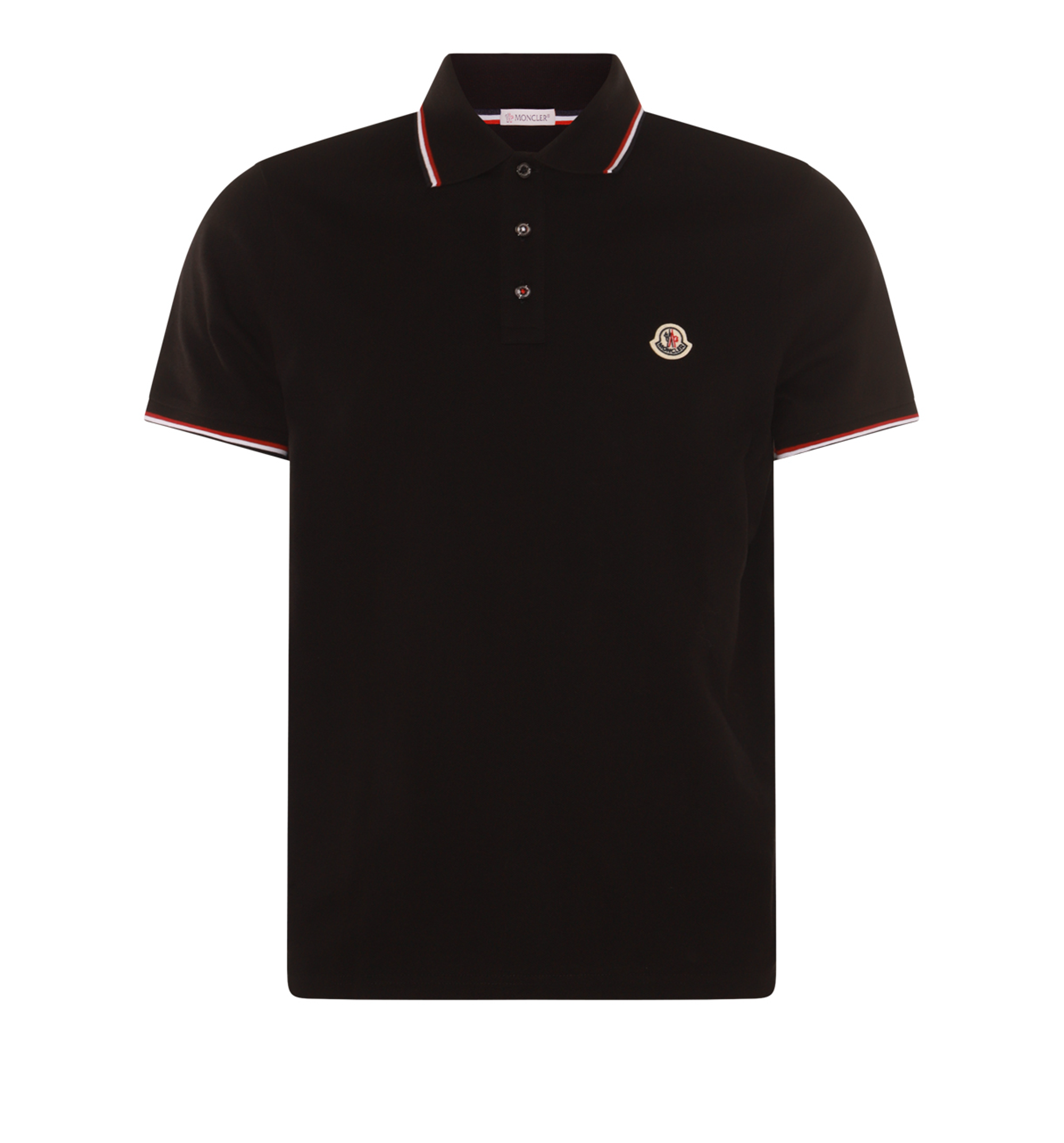 Tricolor-Trimmed Cotton Piquet Polo Shirt