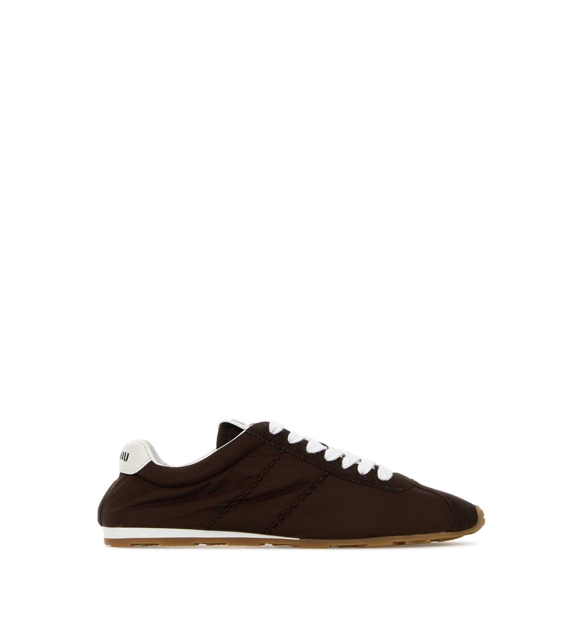 Plume Technical Fabric and Suede Sneakers