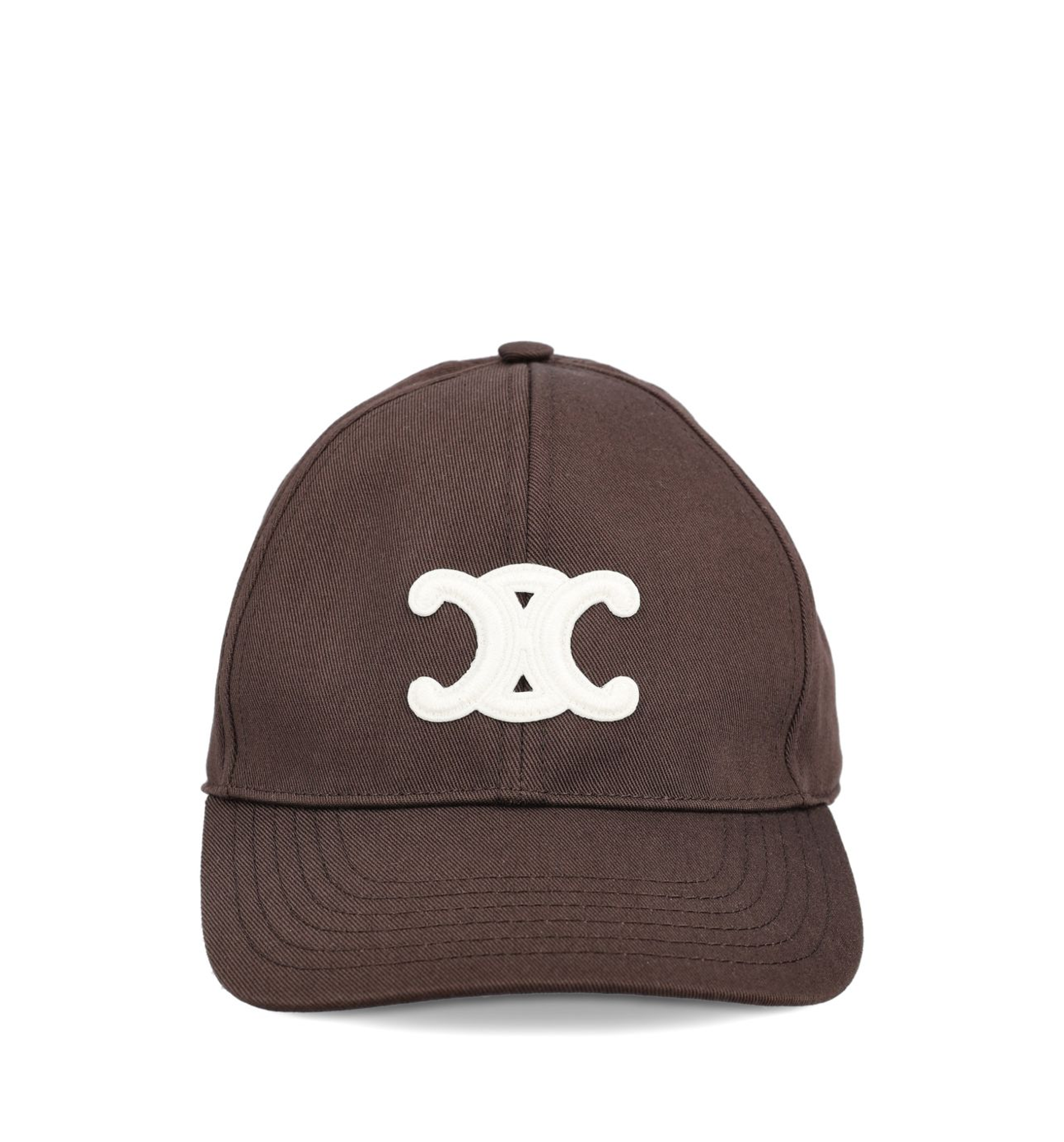 Triomphe Baseball Cap In Cotton Gabardine