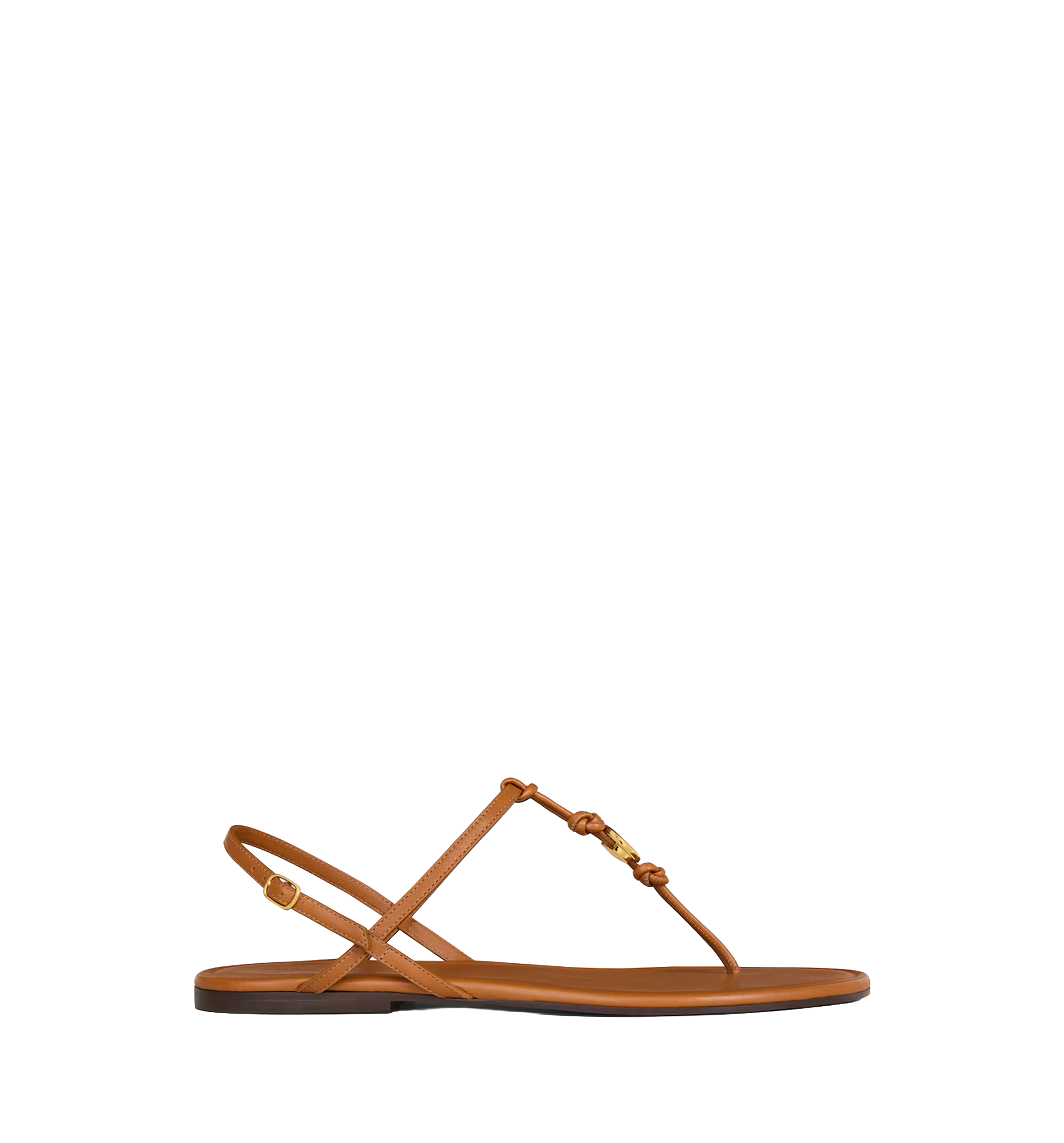 Penny Sandal In Supple Calfskin