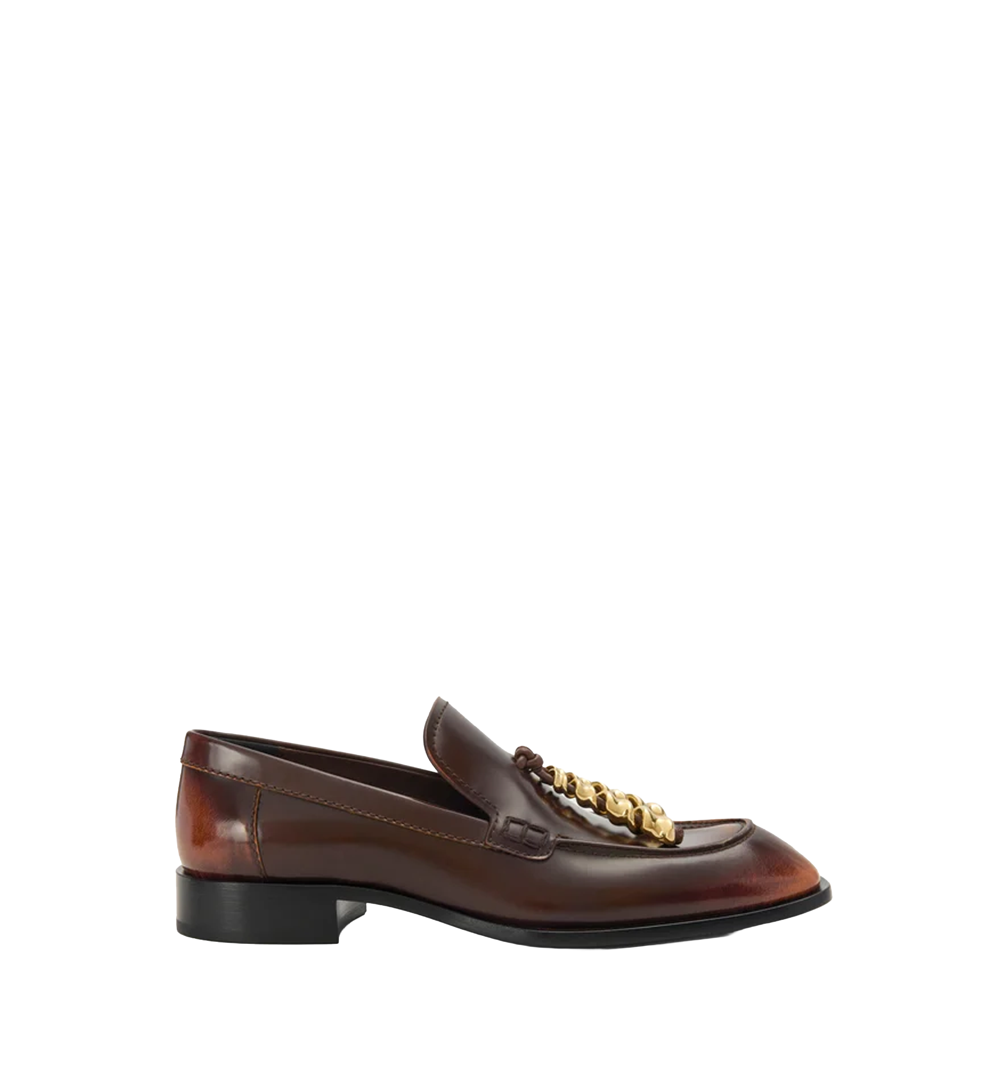 Edge loafer in brushed-off calfskin