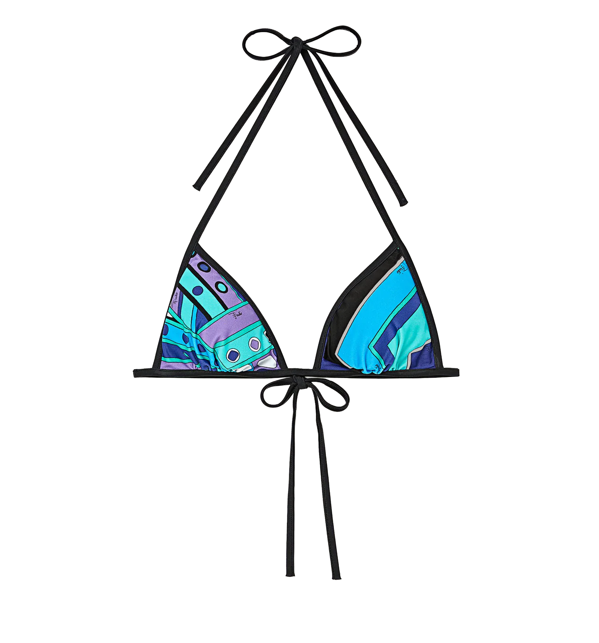 Vivara Print Triangle Bikini Top