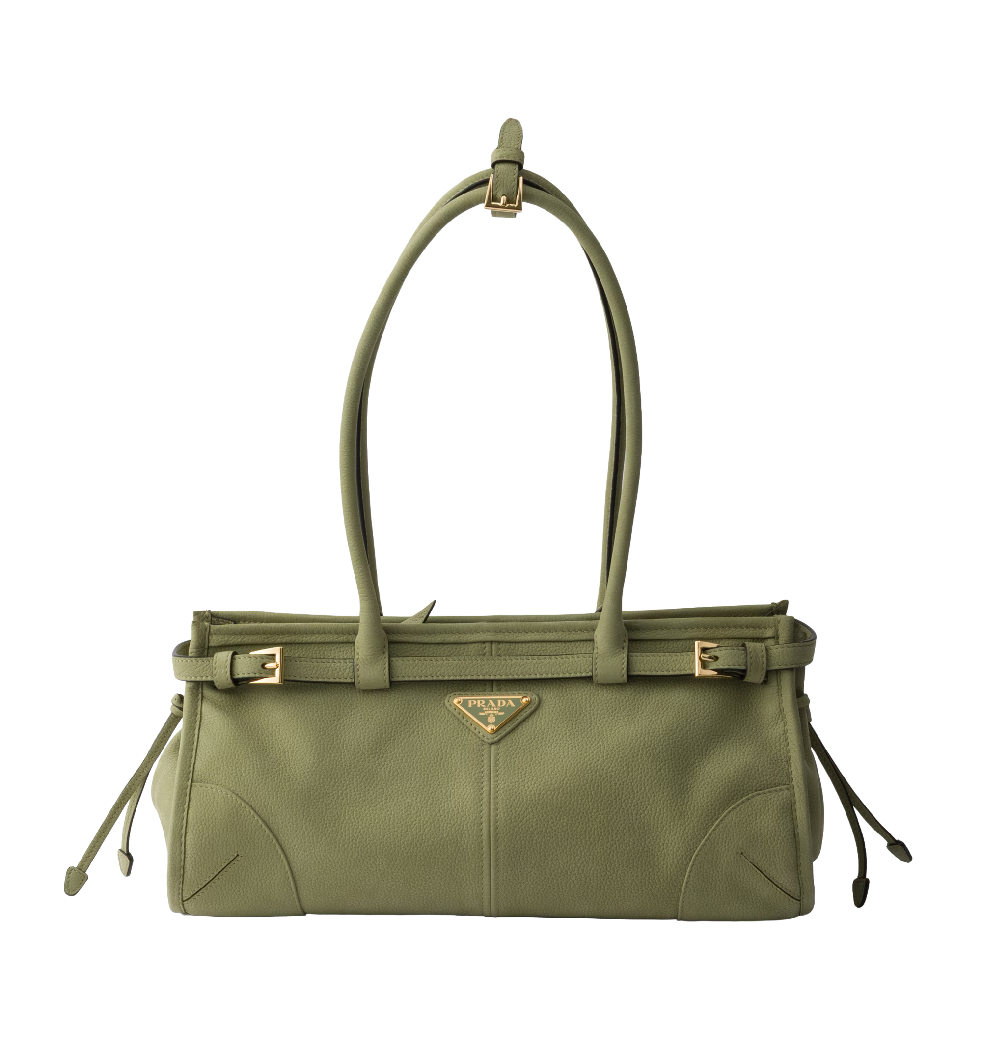 Prada Bonnie medium nubuck leather handbag