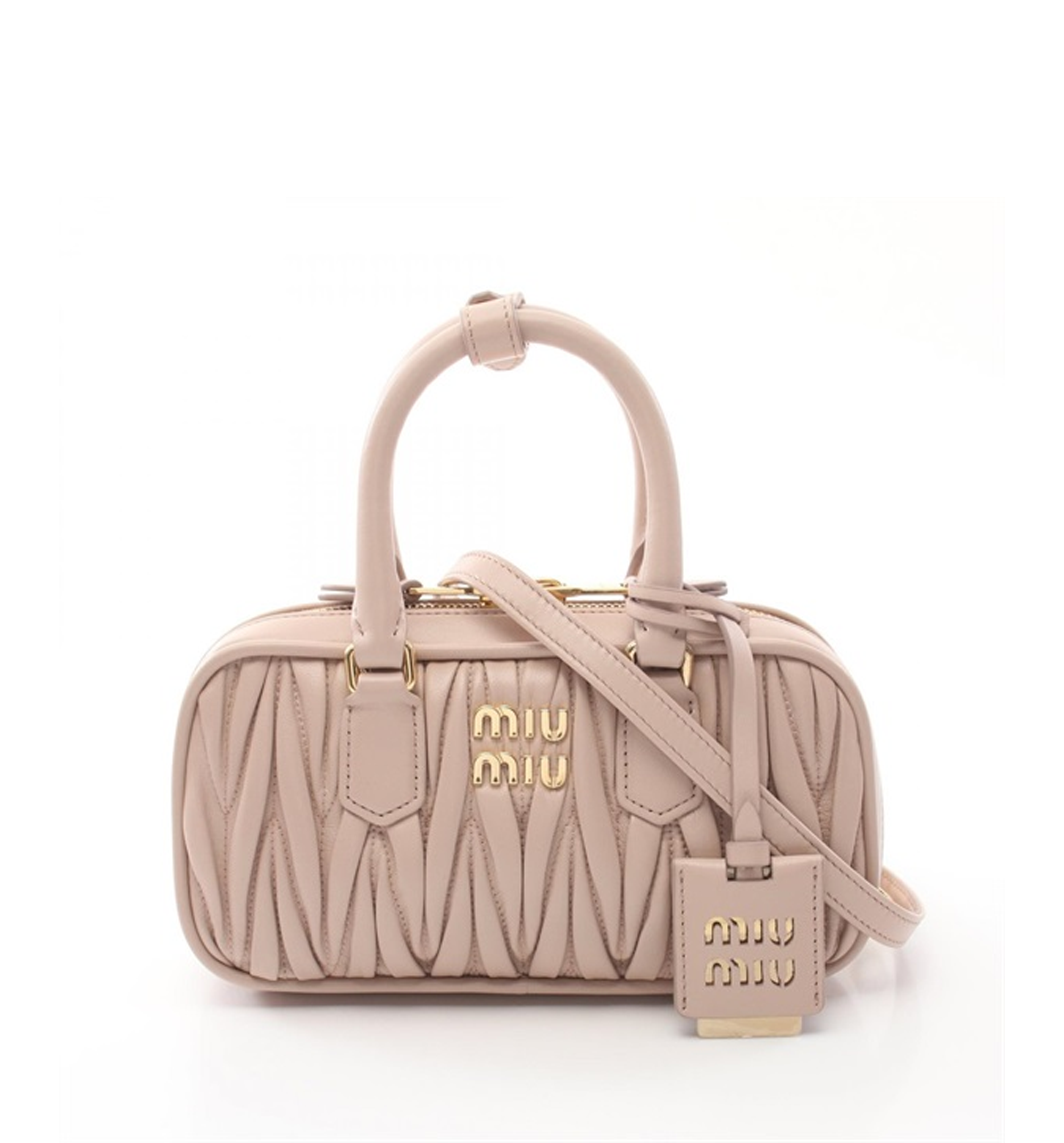 Arcadie matelassé nappa leather mini-bag