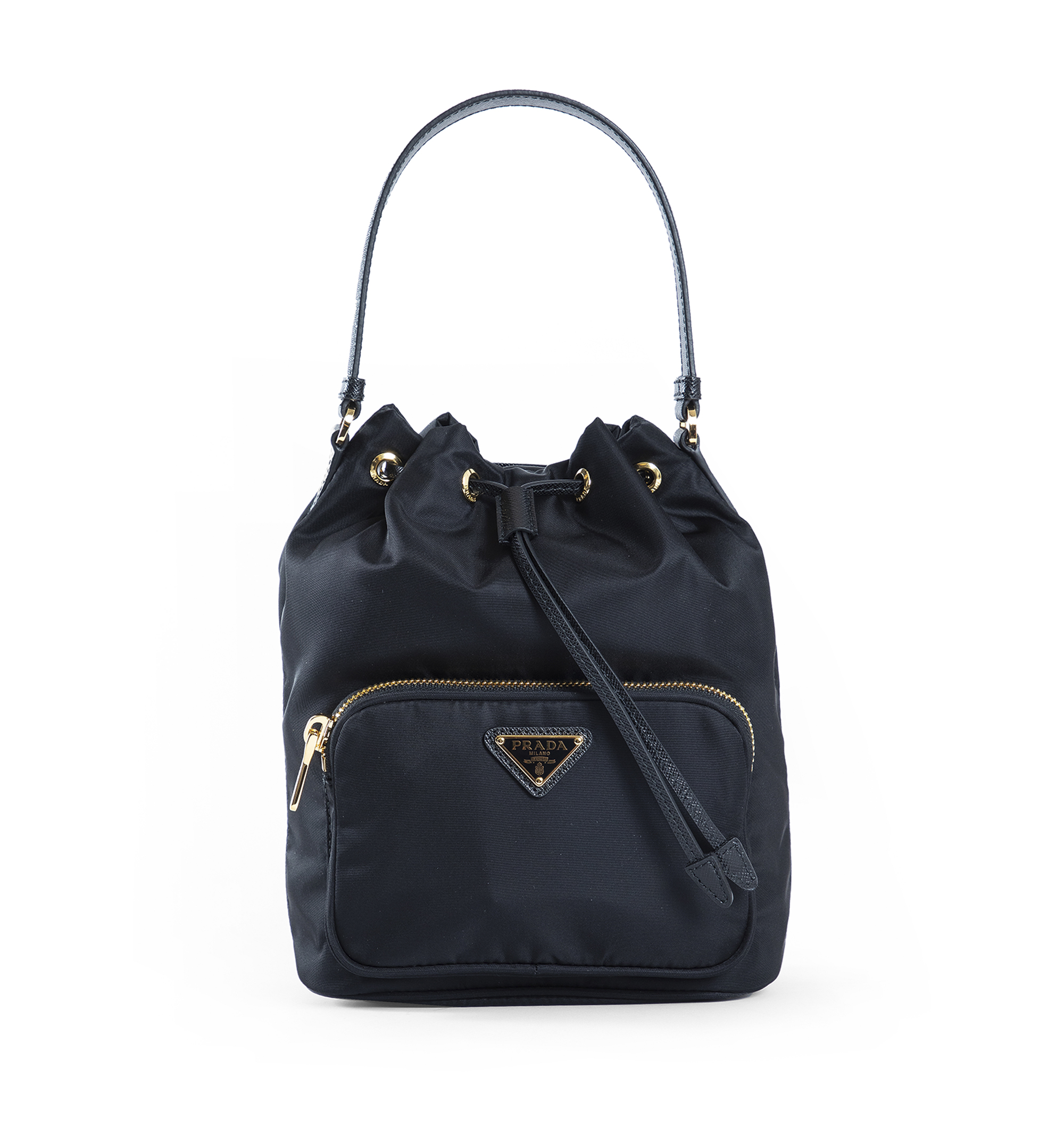 Prada Duet Re-Nylon Bucket Bag