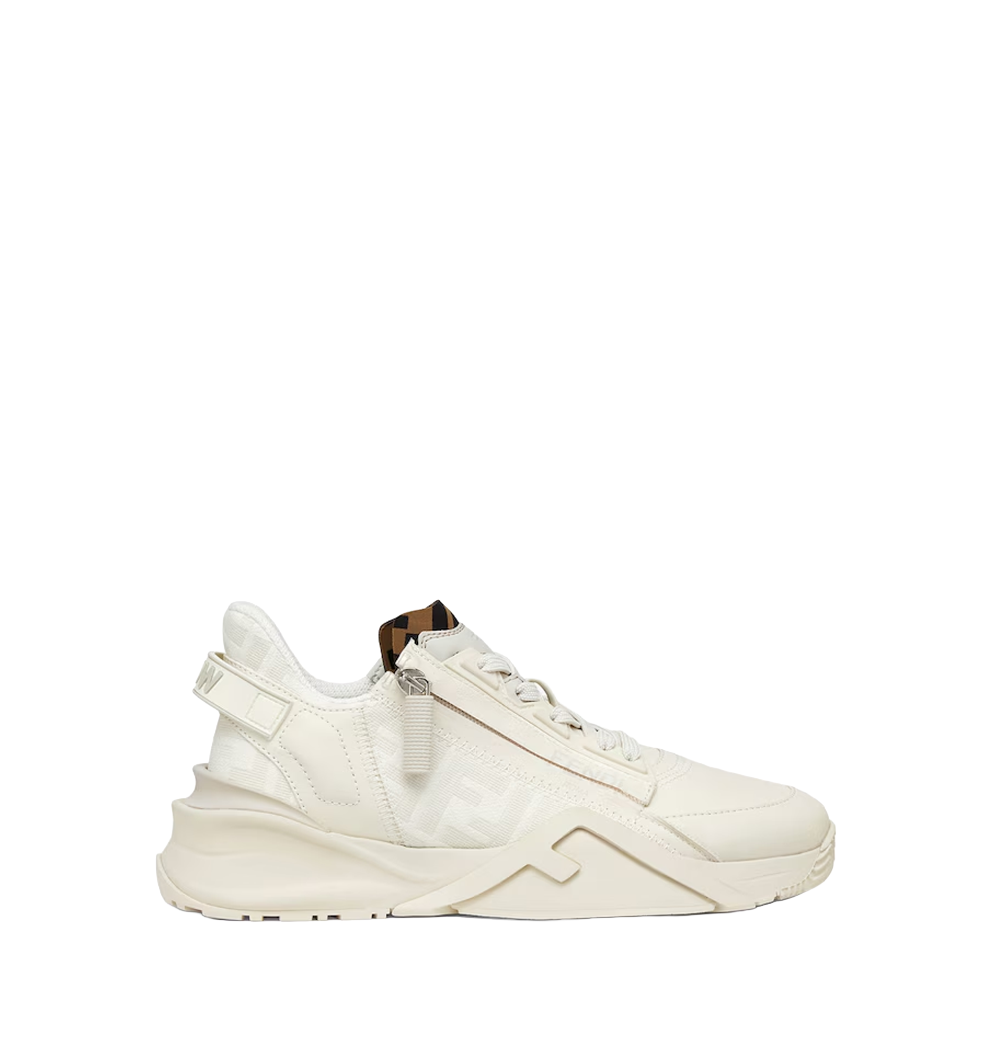 White leather low-tops