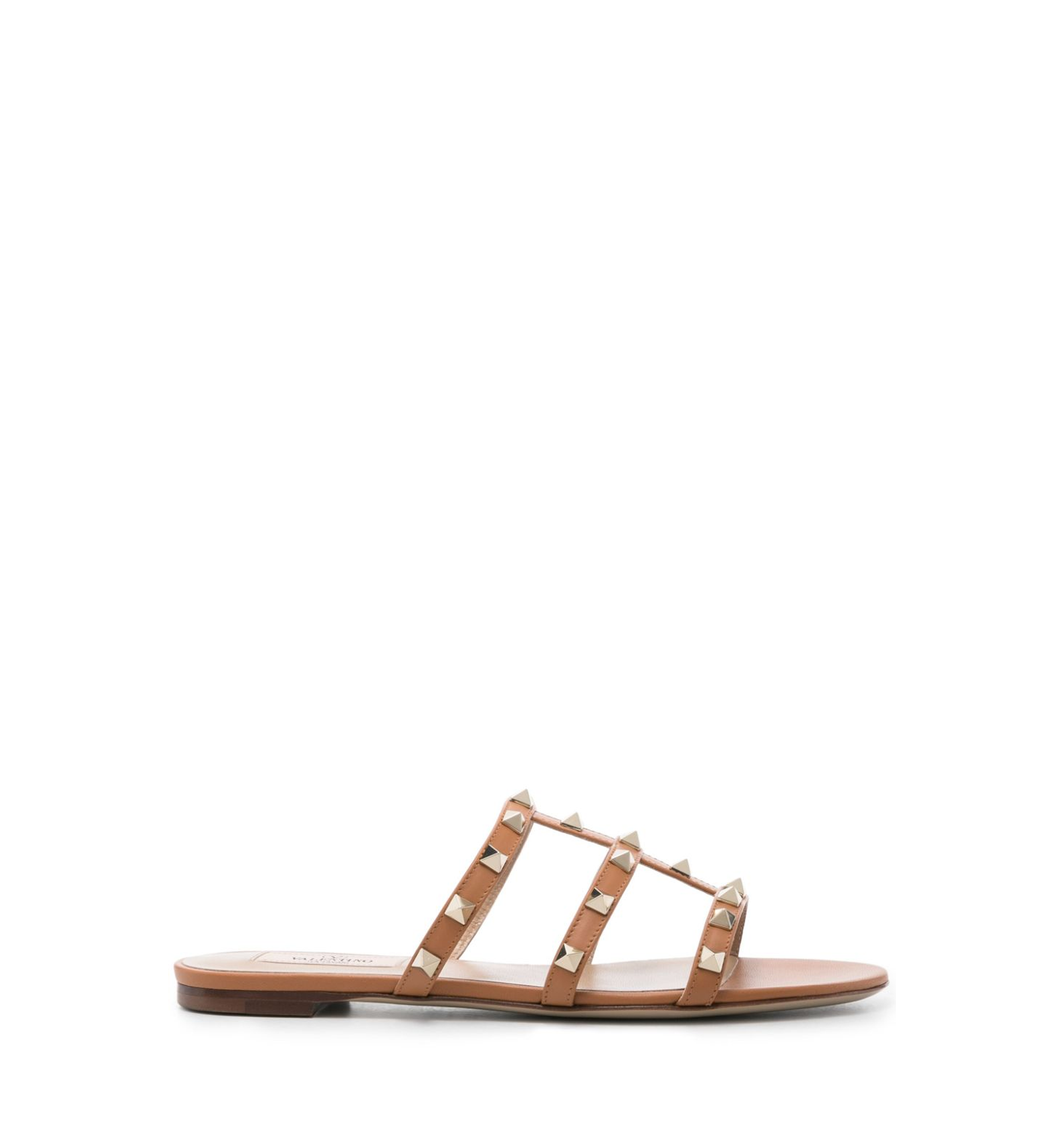 Rockstud Leather Sandals