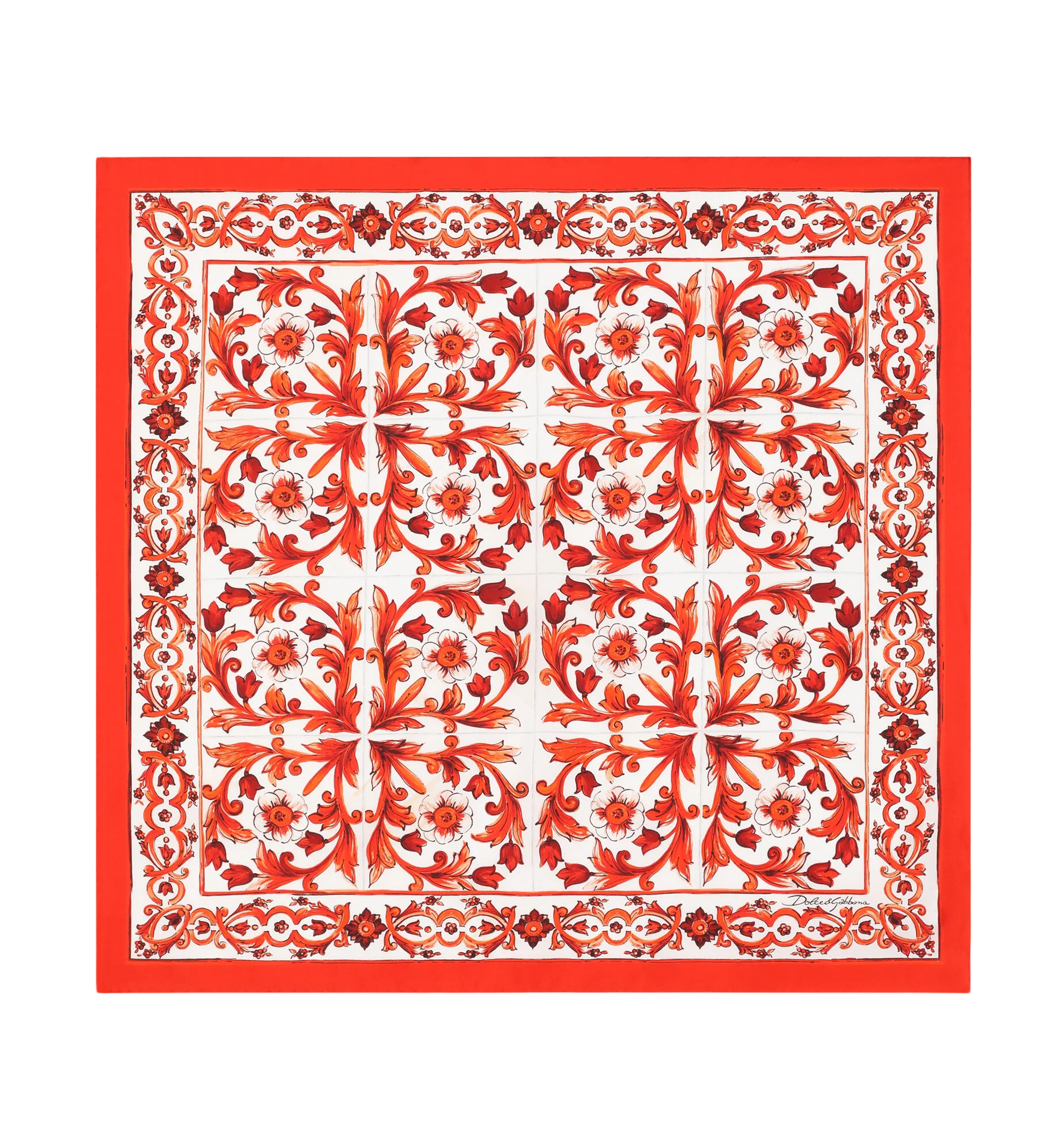'Maiolica' scarf