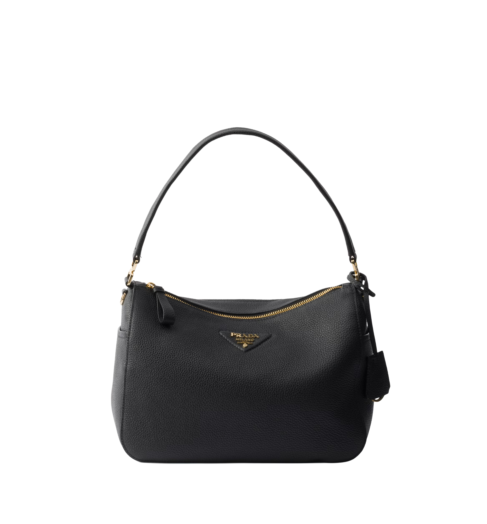 Medium leather shoulder bag