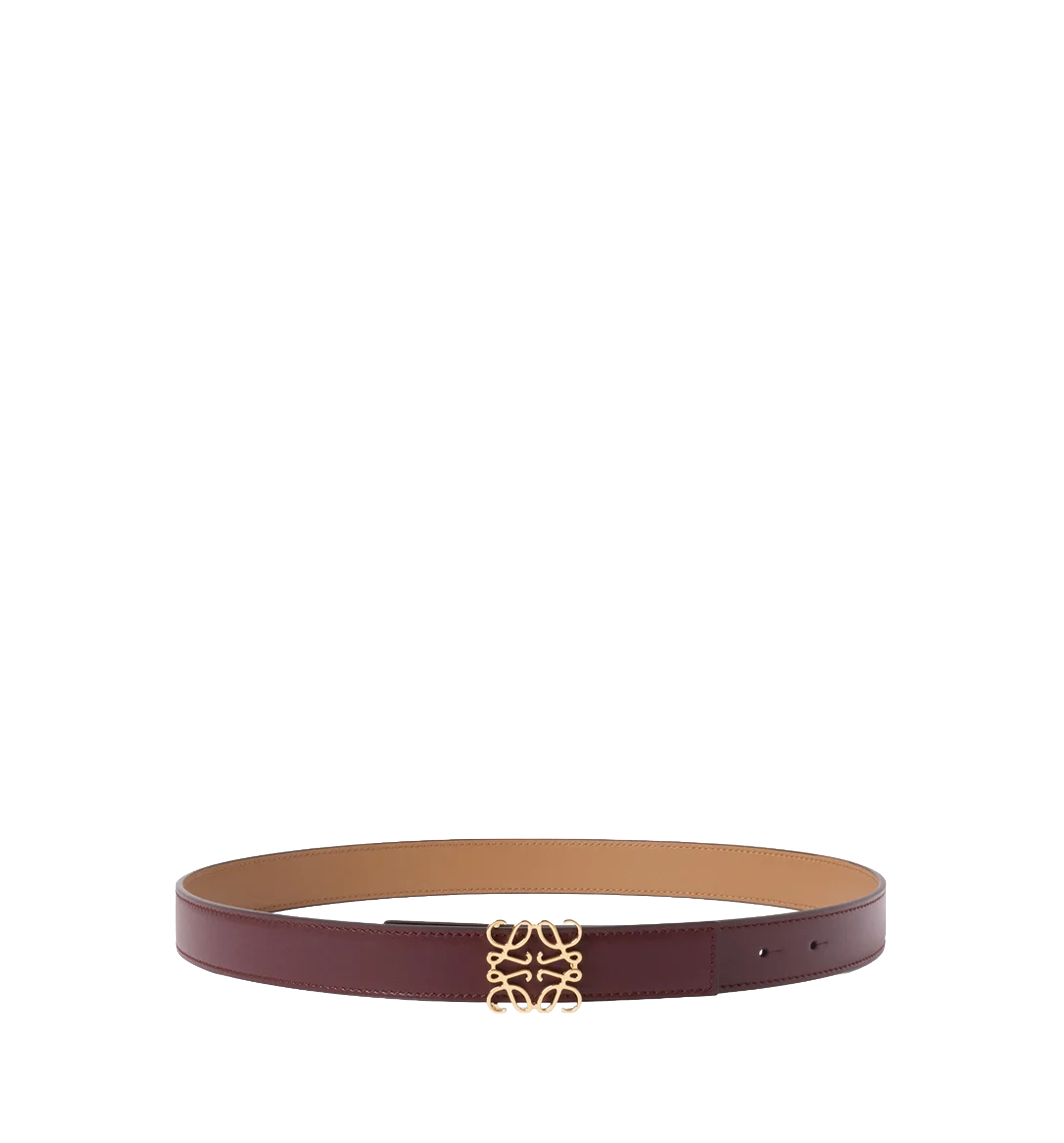 Reversible Anagram belt in smooth calfskin