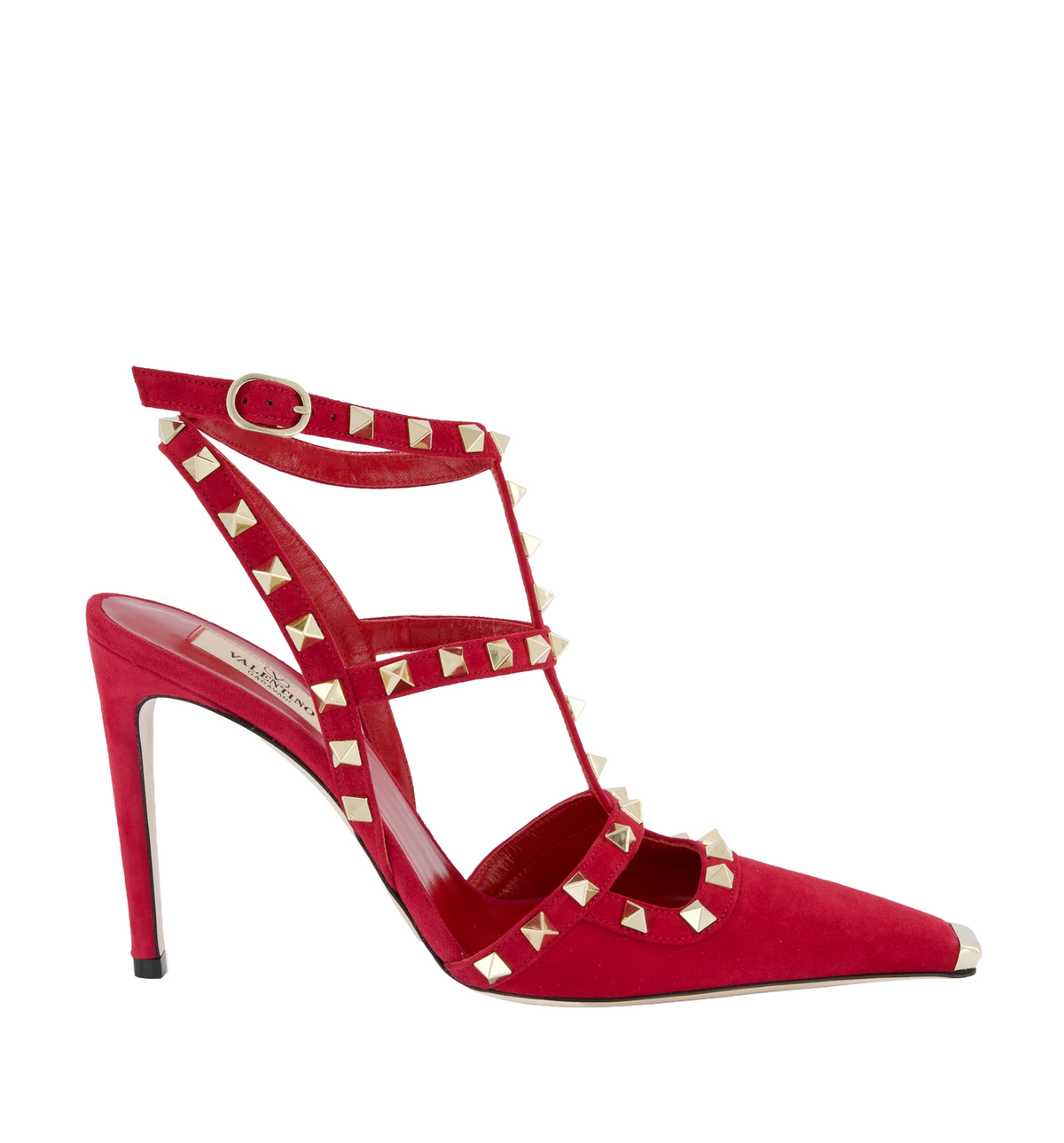 Rockstud Suede Pumps 100mm