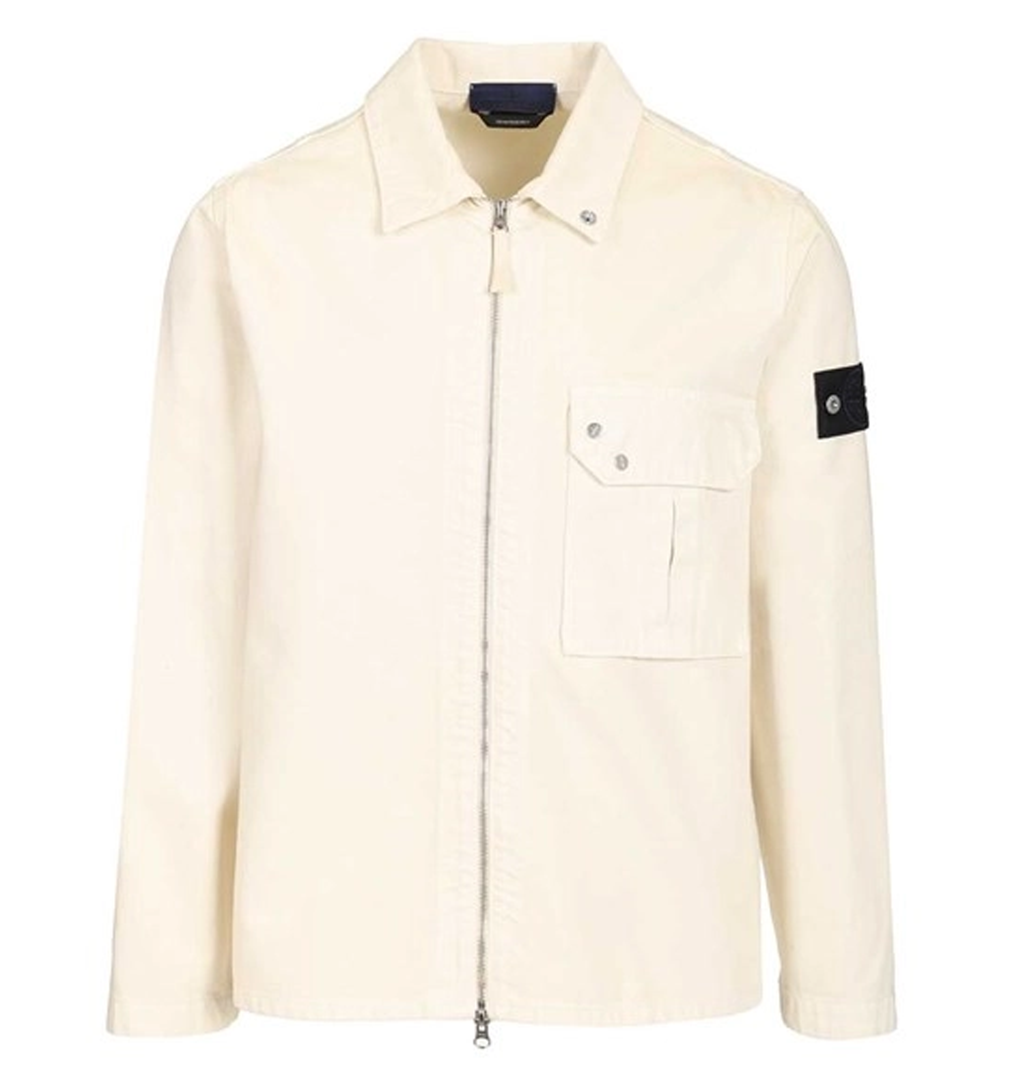 Zippered overshirt jacket