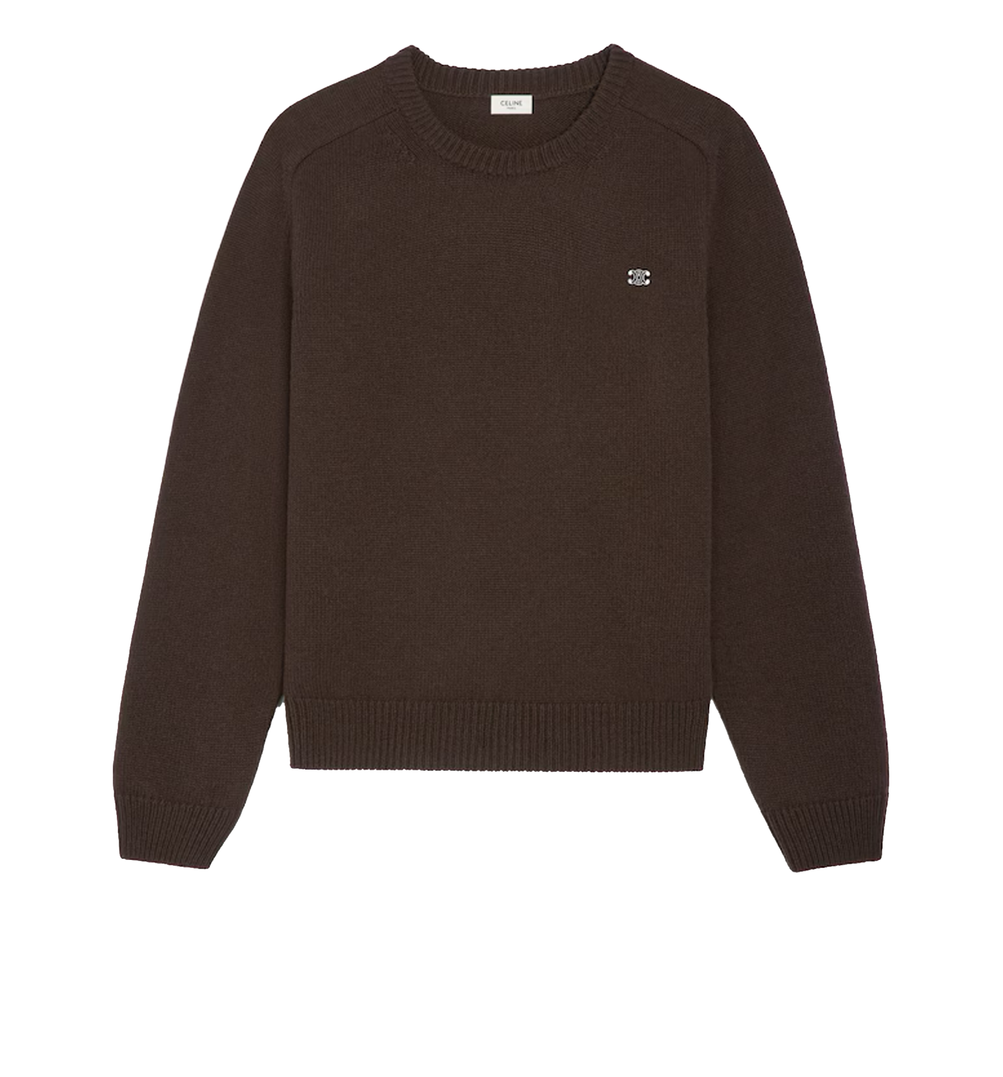 Triomphe Crew Neck Sweater In Wool And Cashmere