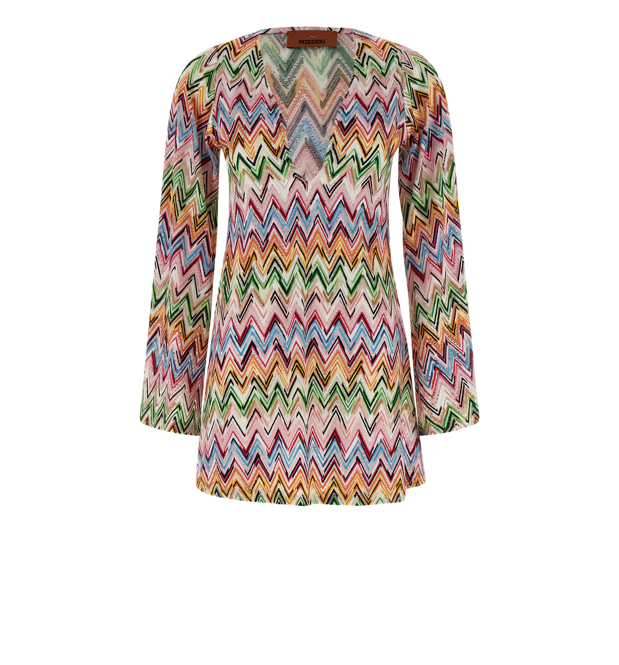 Zig zag embroidery dress