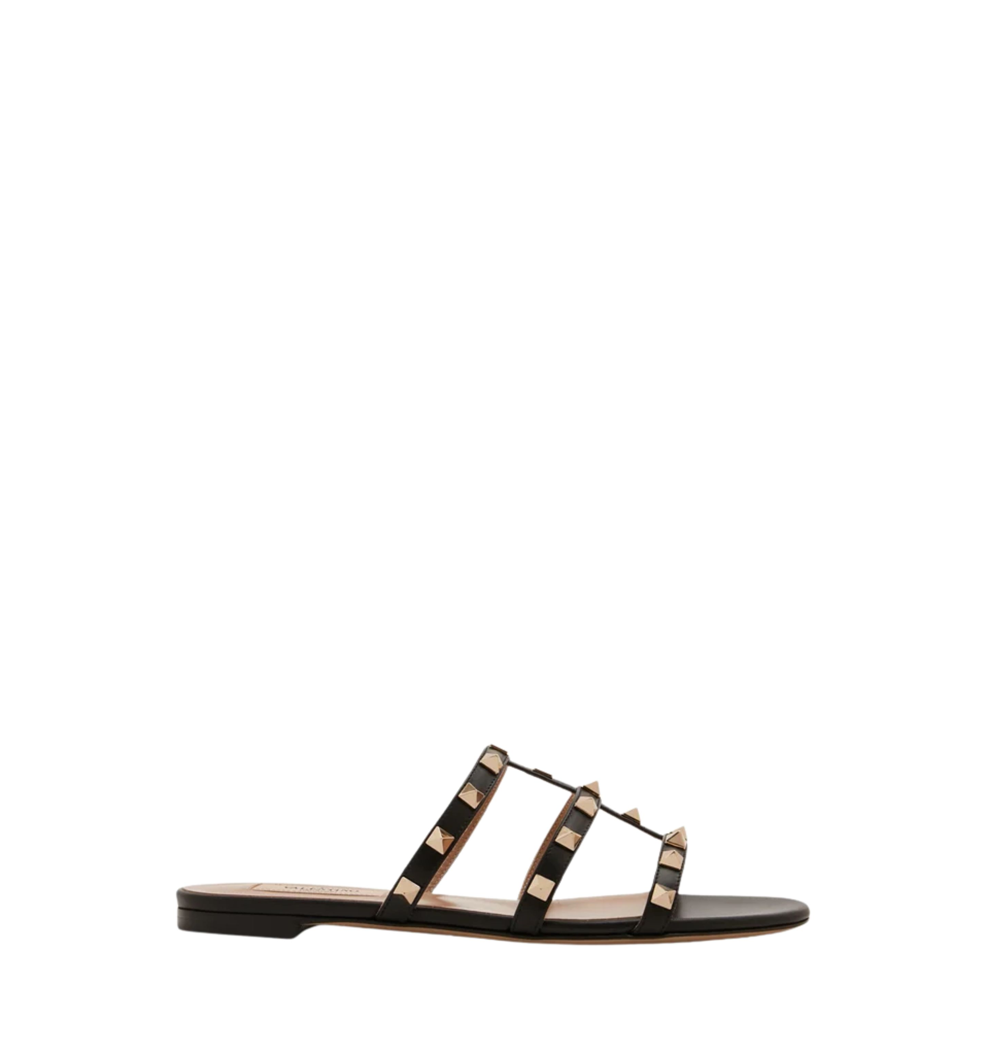 Rockstud Leather Sandals