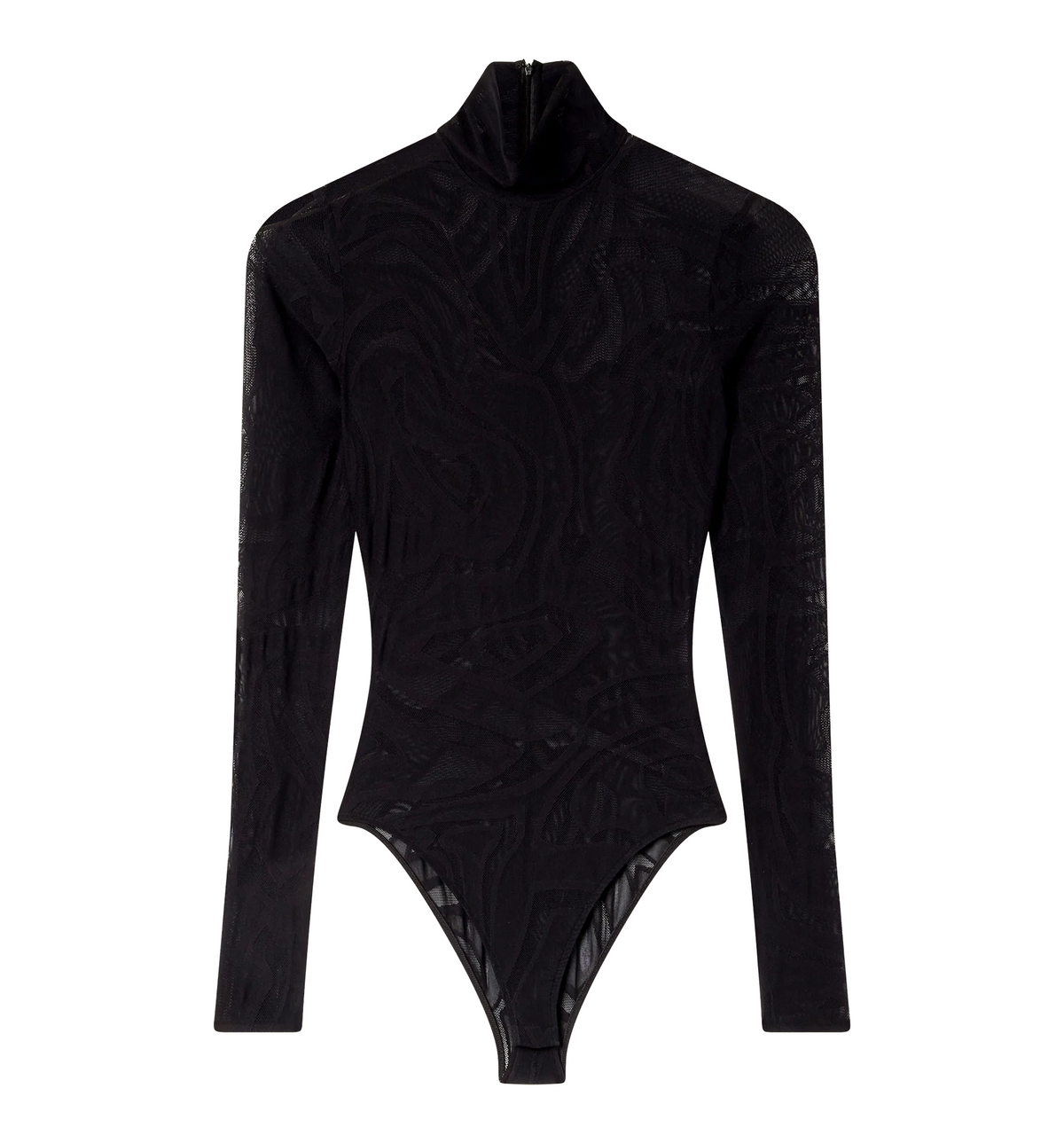 Jacquard tulle body