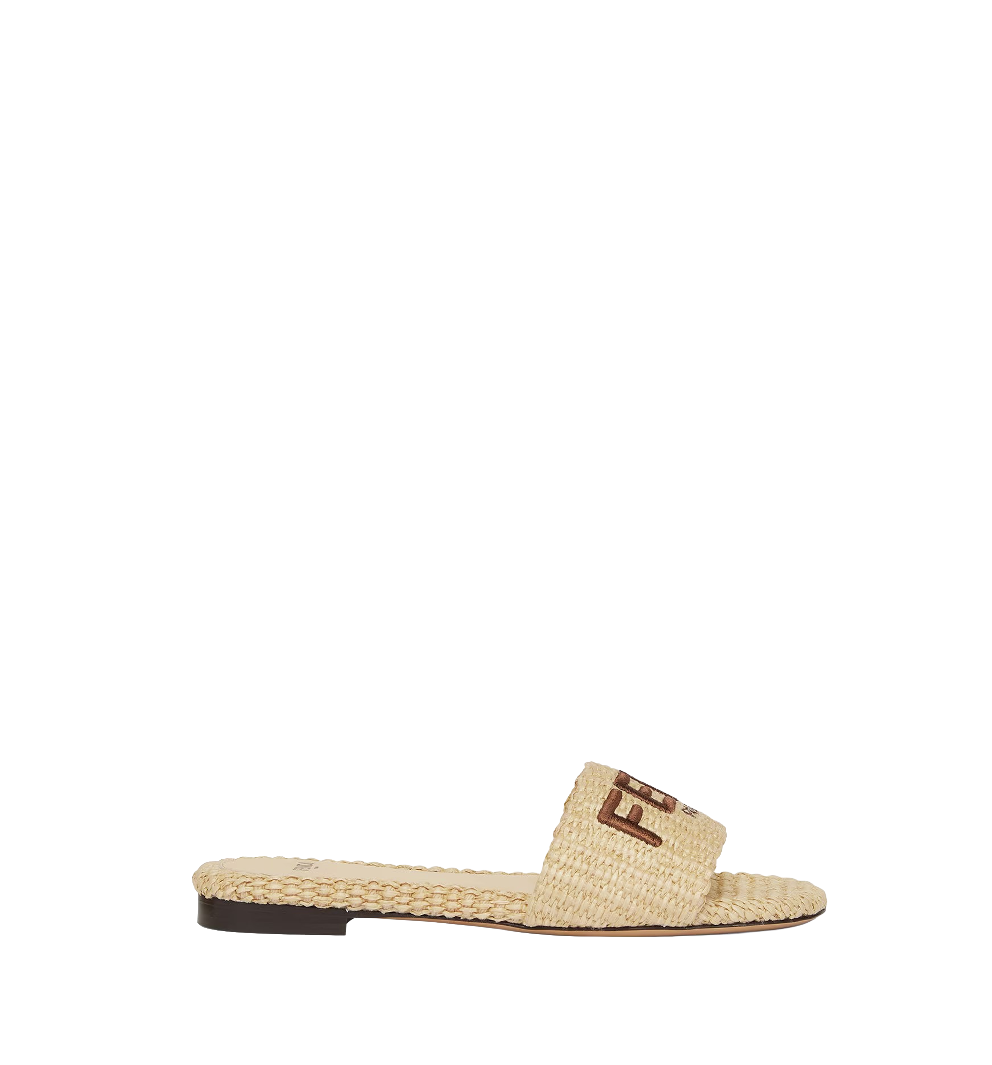 "Signature" slides sandals