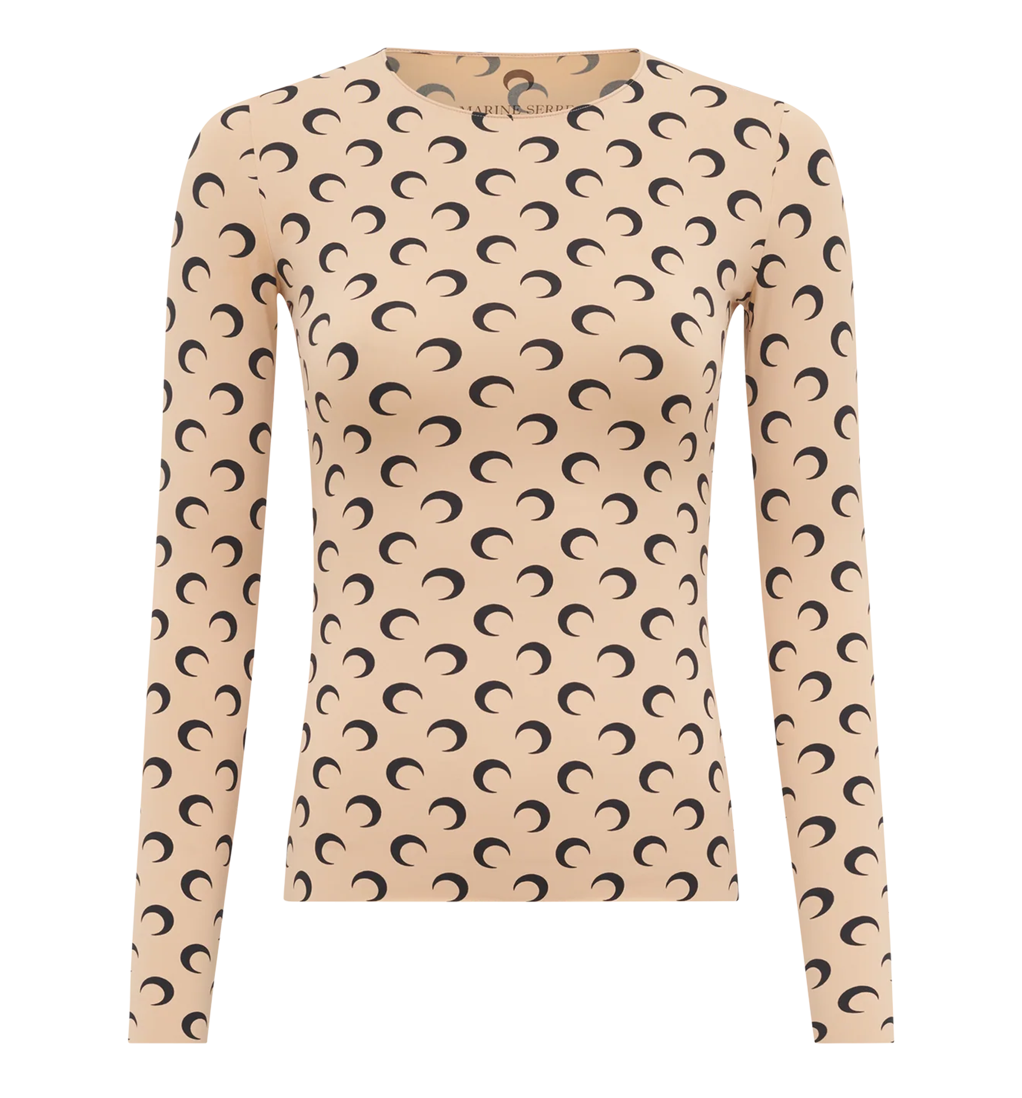 Recycled Moon Jersey Second Skin Crewneck Top