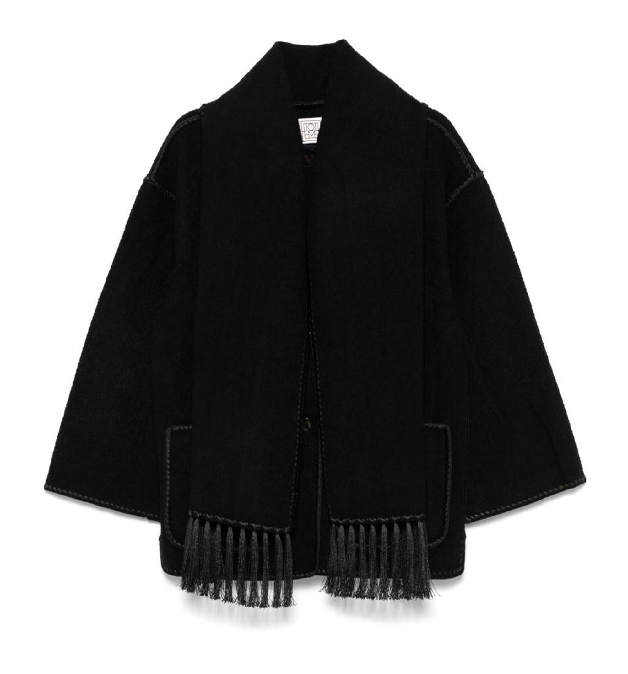 Embroidered Scarf Jacket