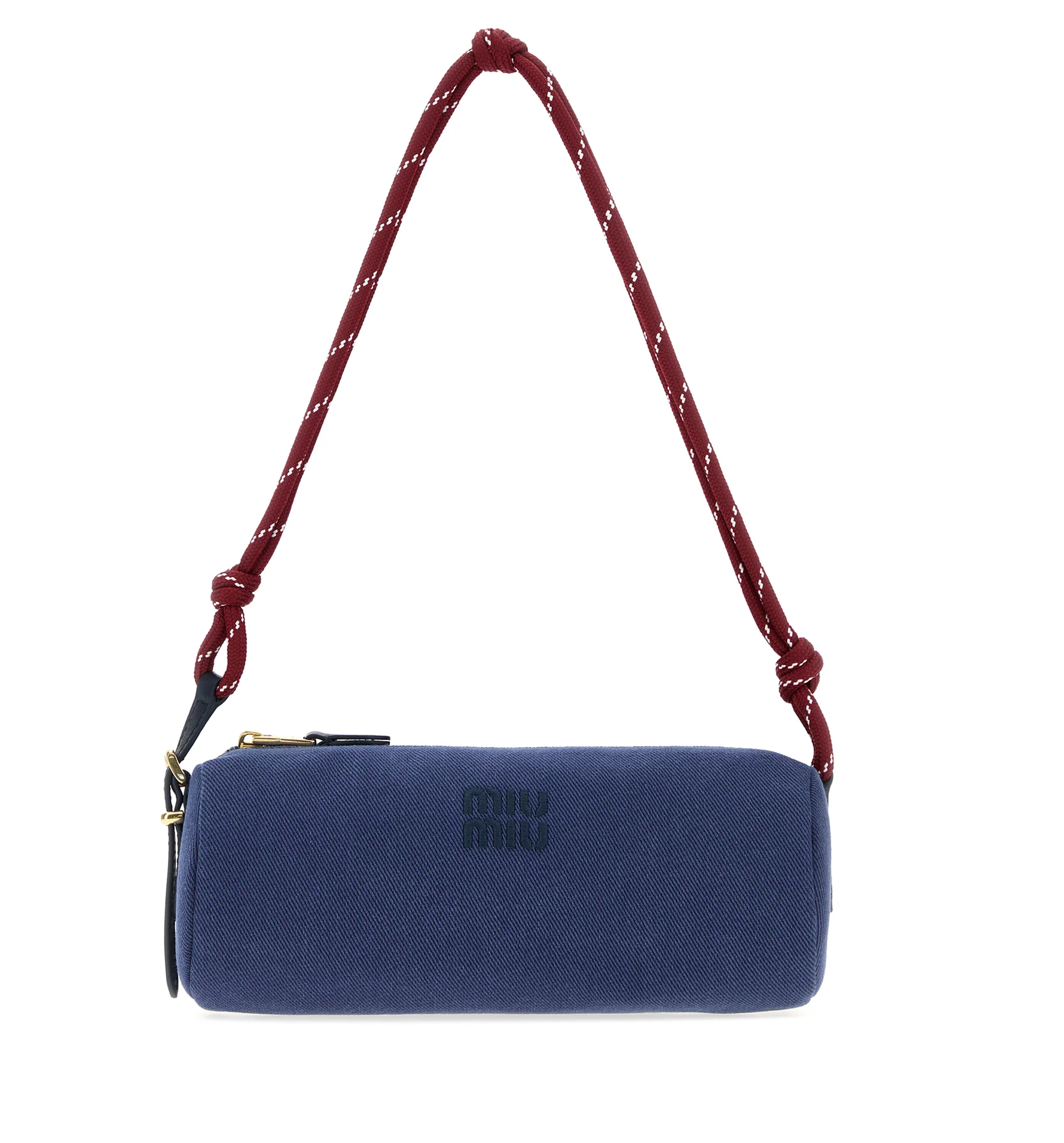 Gabardine shoulder bag
