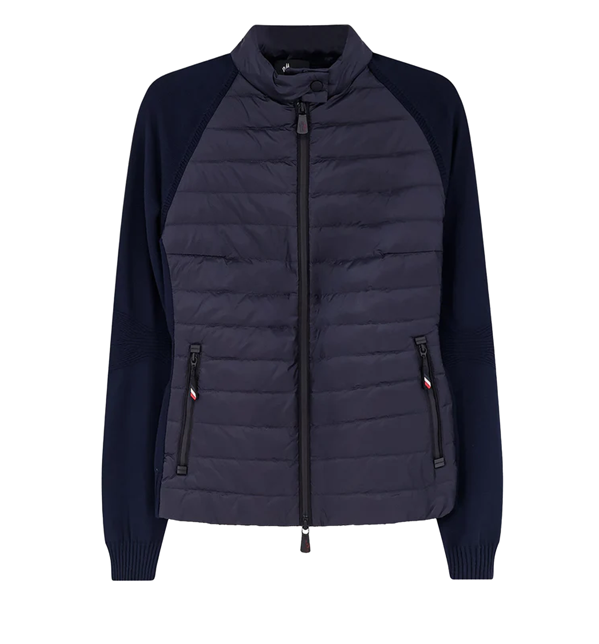 Padded Zip-Up Cardigan