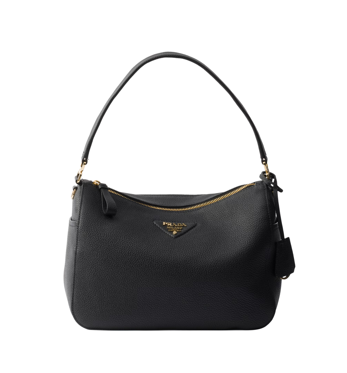 Medium leather shoulder bag