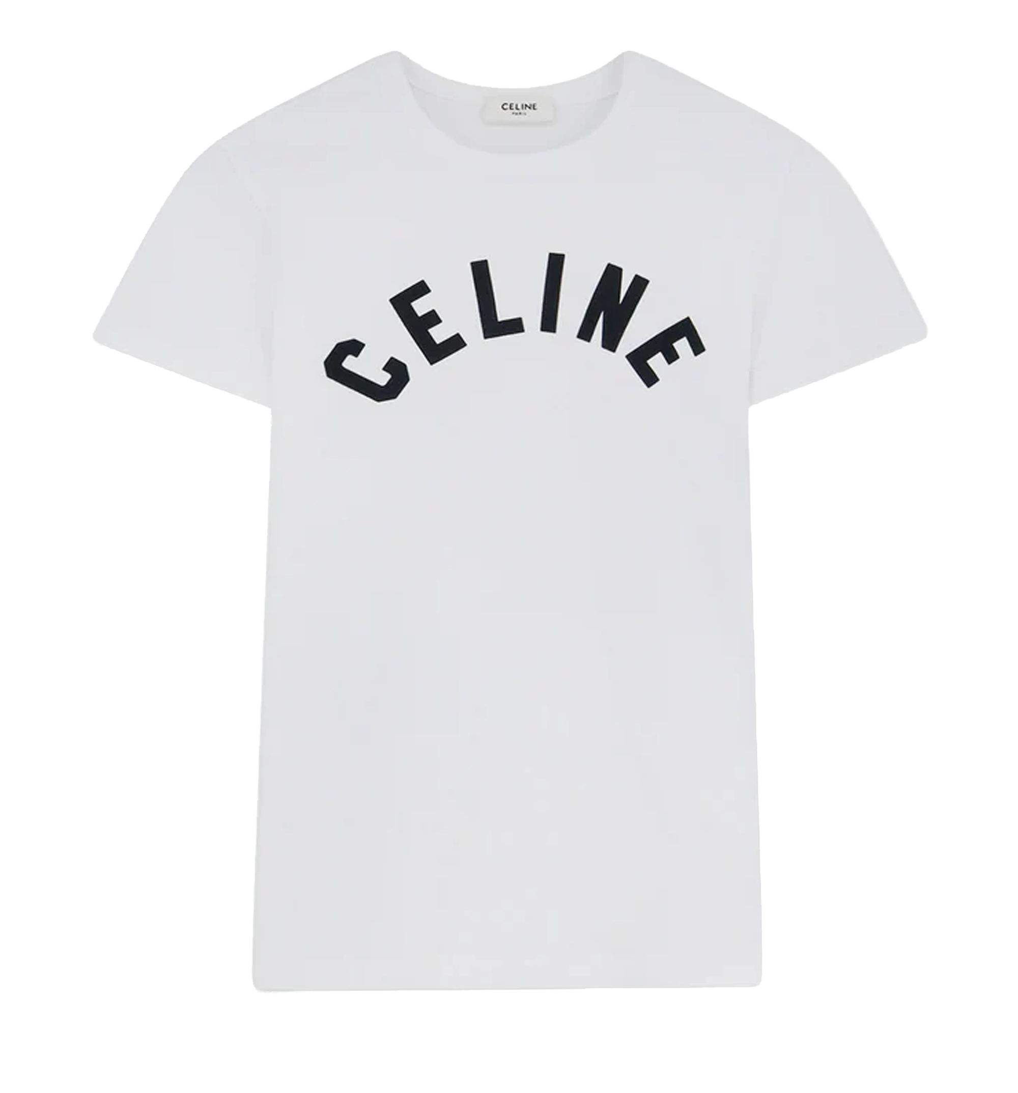 Cotton blend T-shirt with front logo print