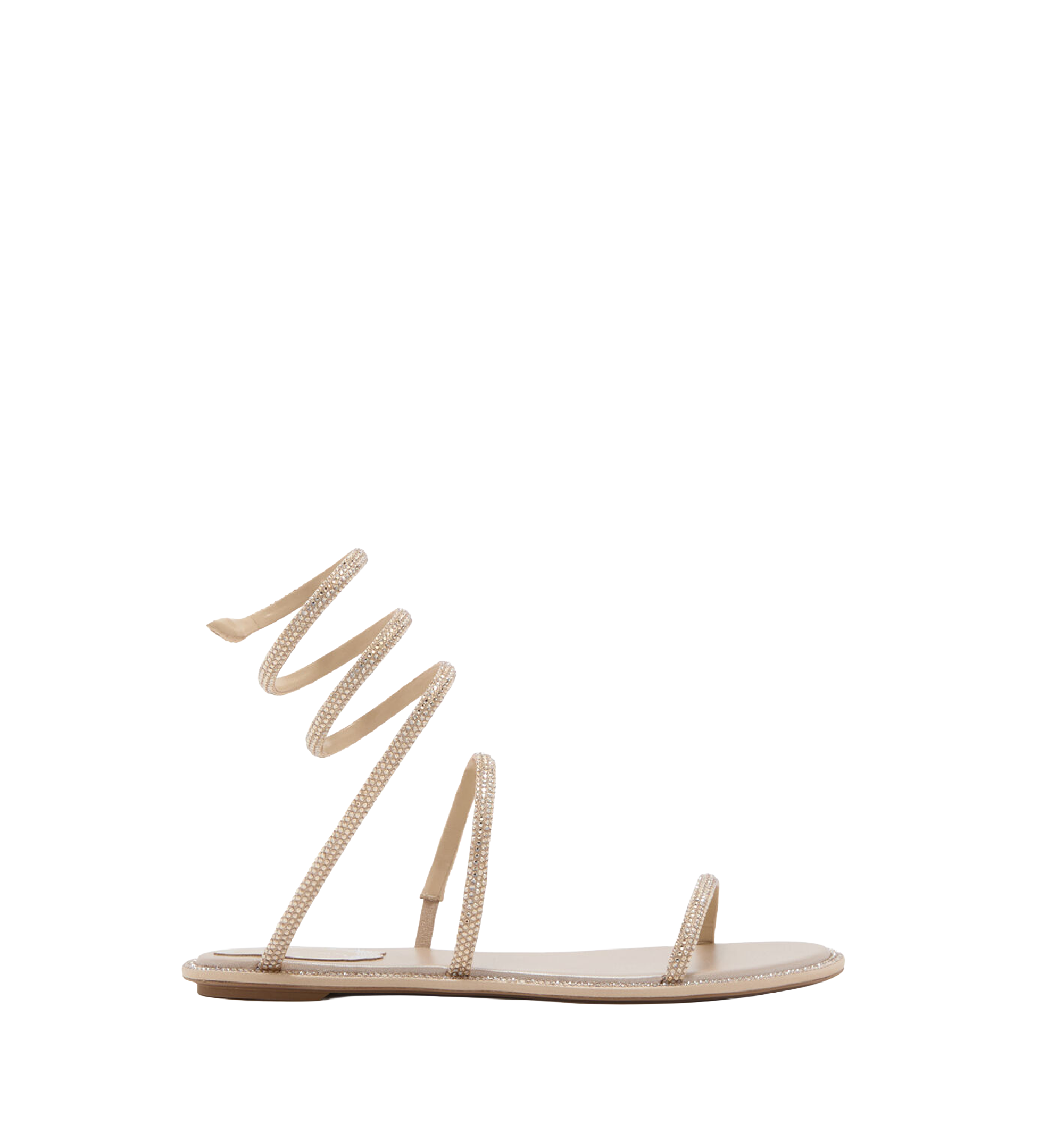 Cleo Champagne Flat Sandal 10