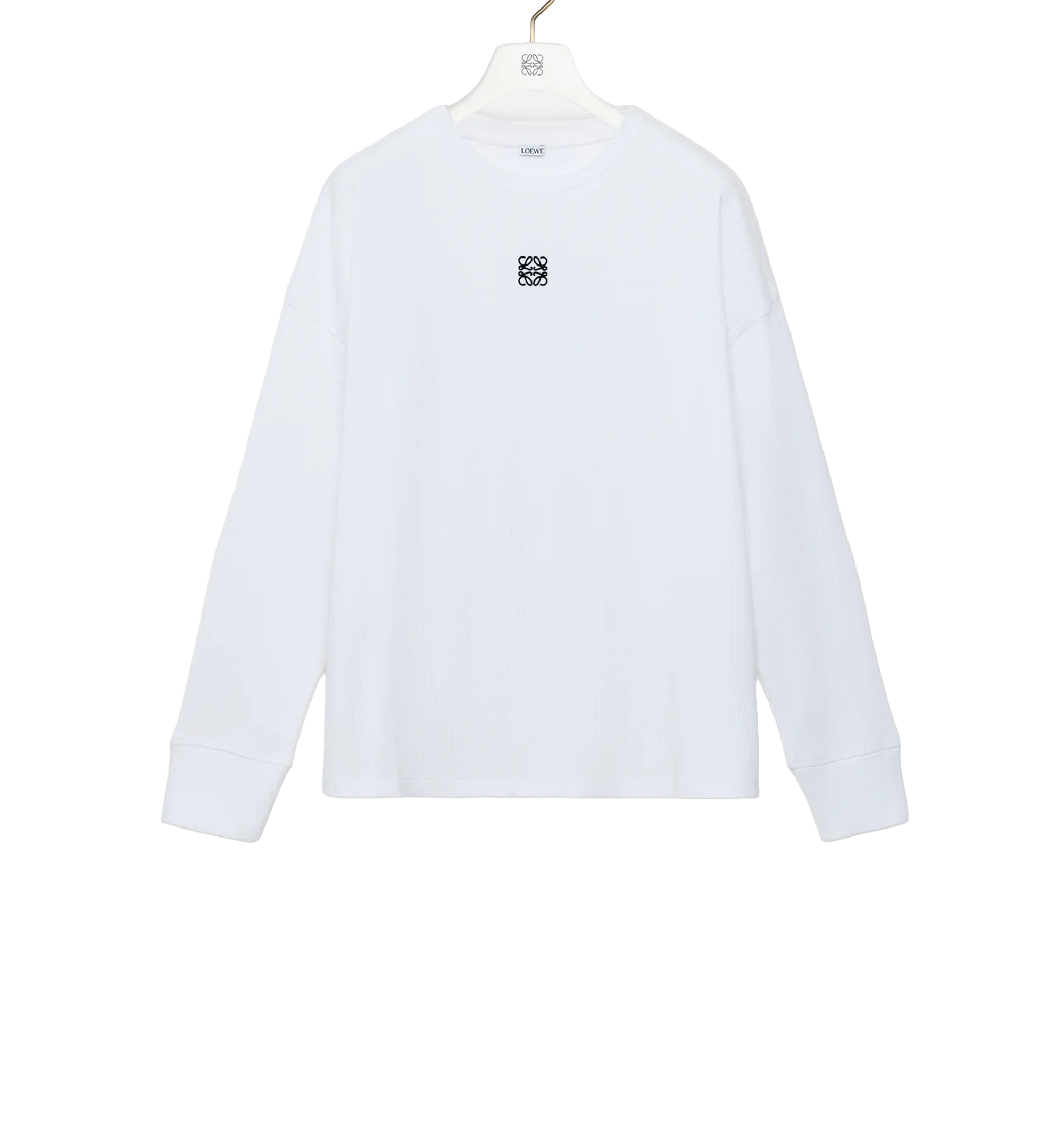 Oversized fit long sleeve T-shirt in cotton