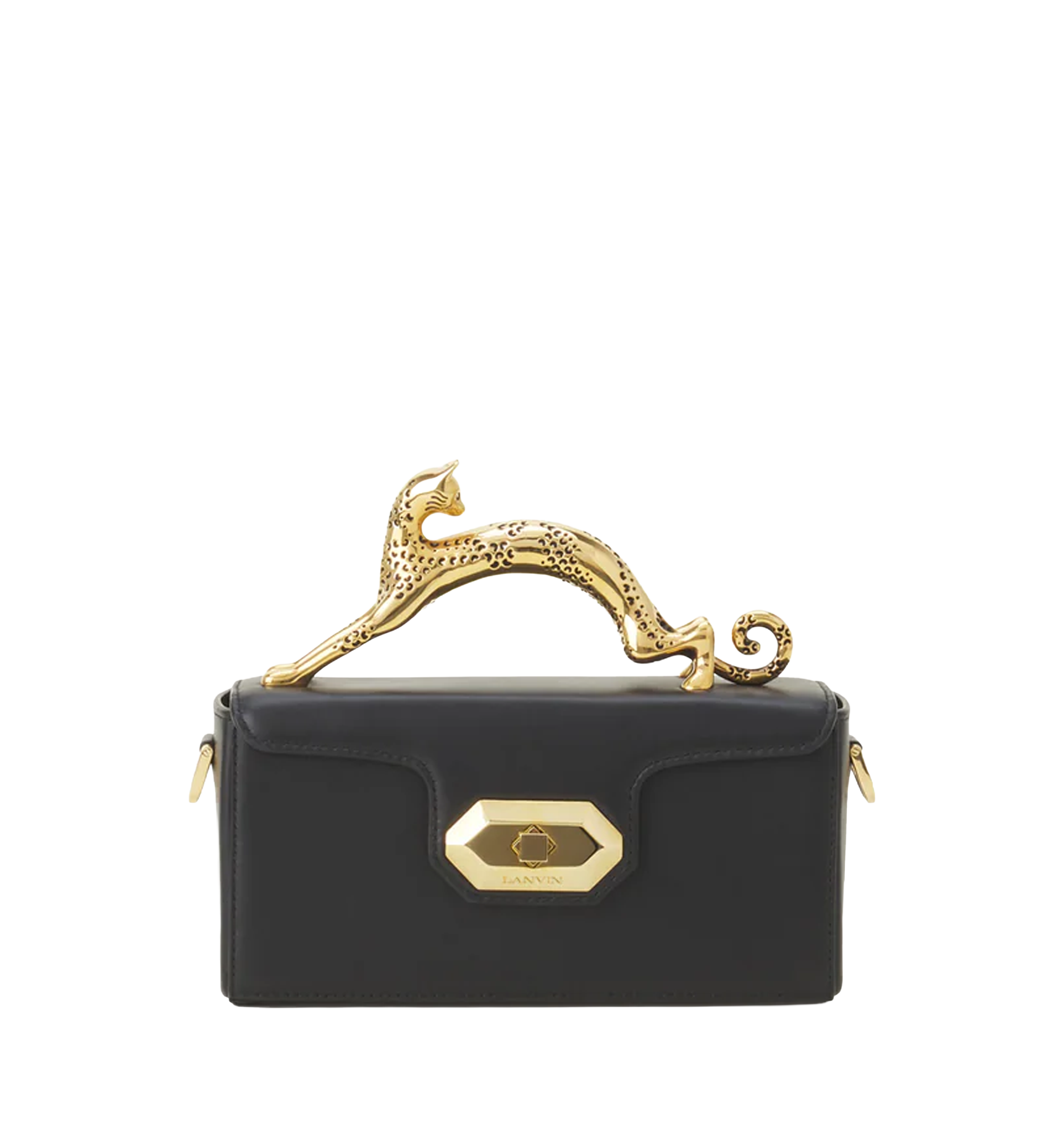 Nano Pencil Cat leather bag