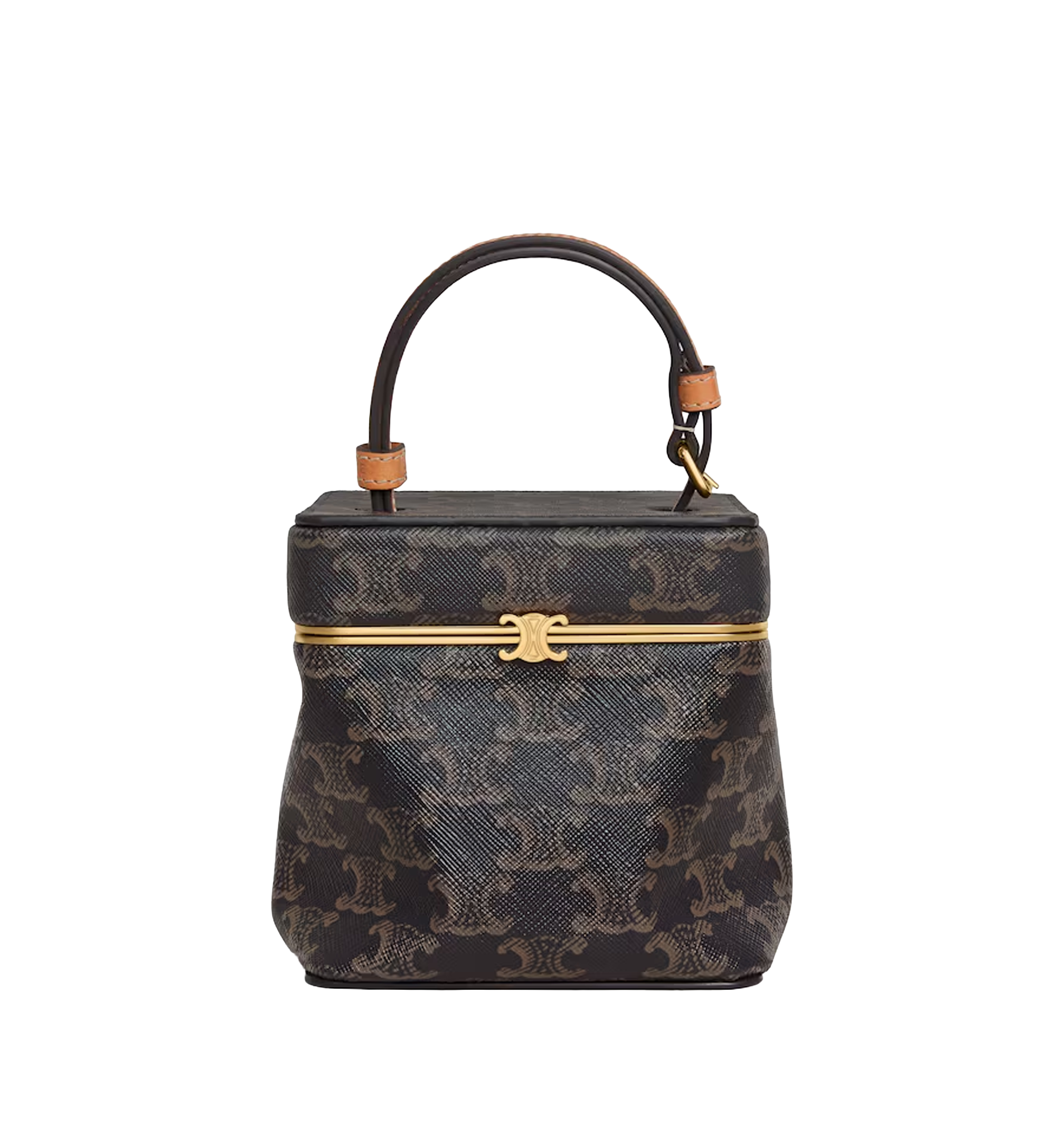 Cube In Triomphe Canvas And Natural Calfskin