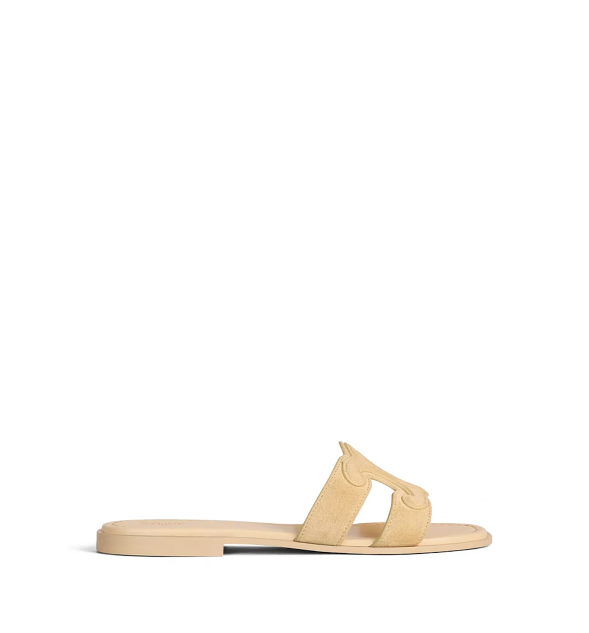 Marina suede sandals with Triomphe logo
