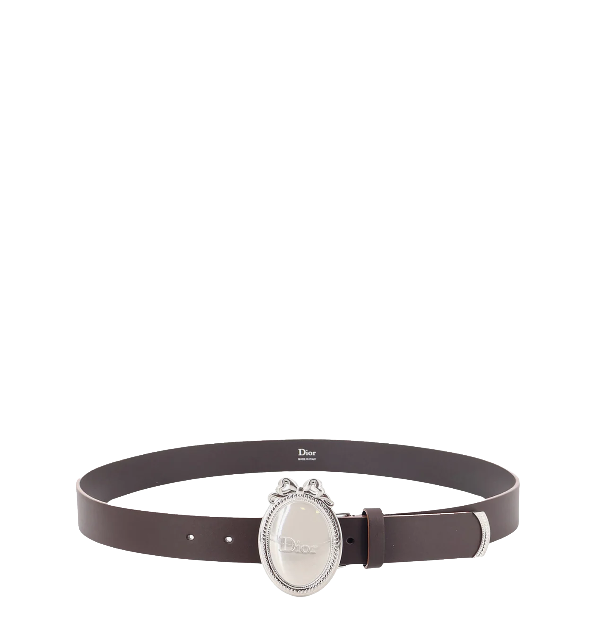 Dior Médaillon leather belt