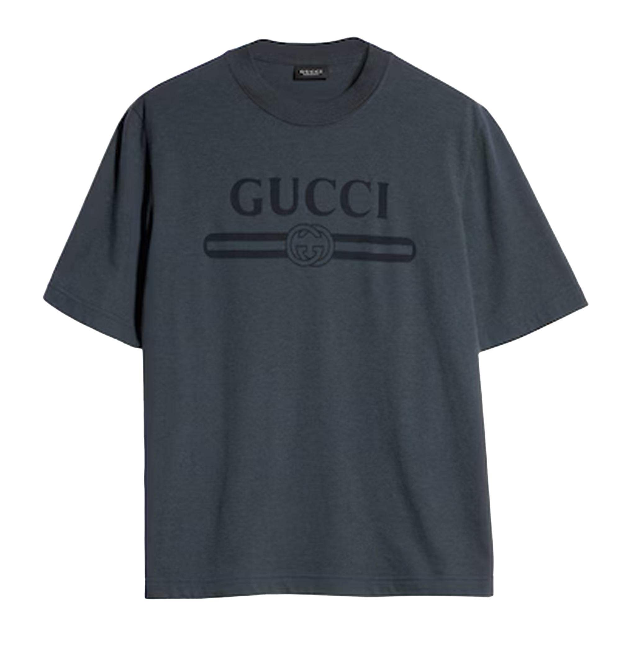Cotton jersey T-shirt with devoré detail