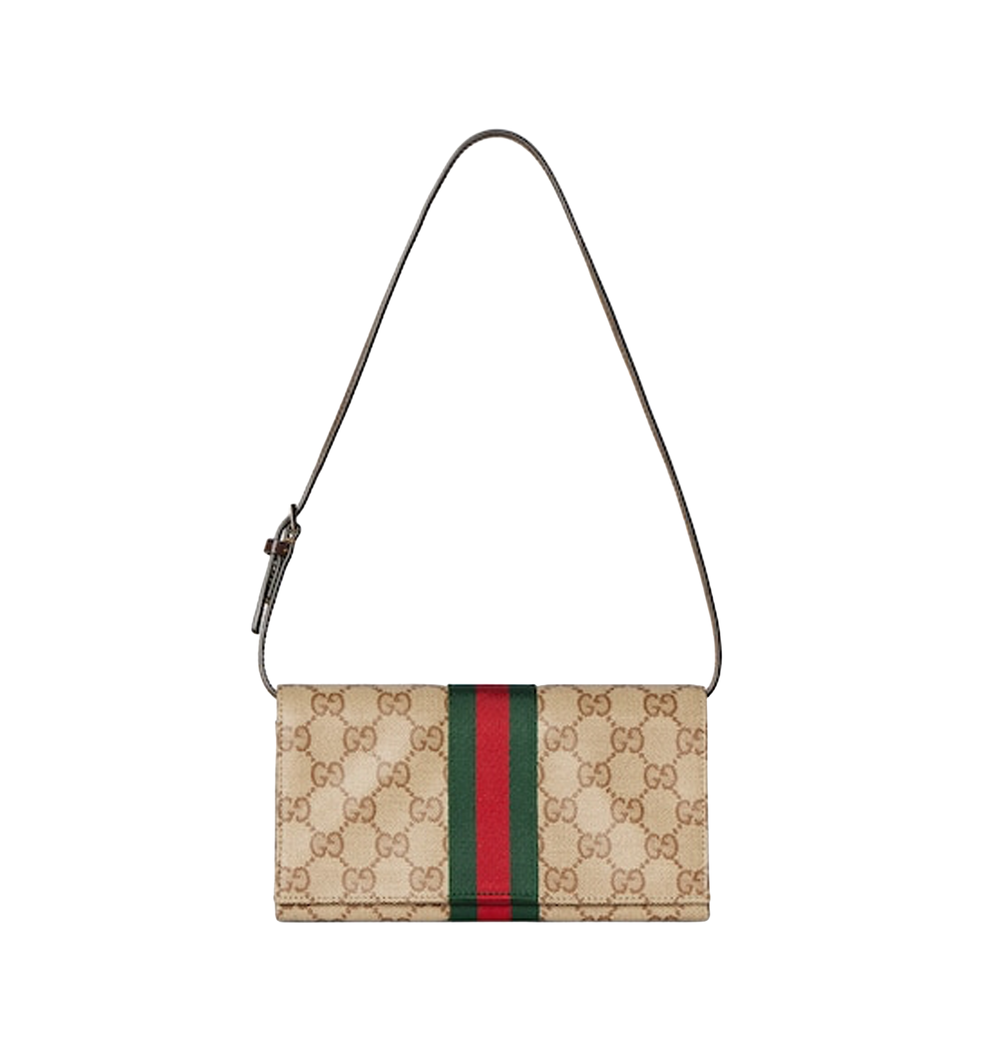 GG shoulder bag with Web details