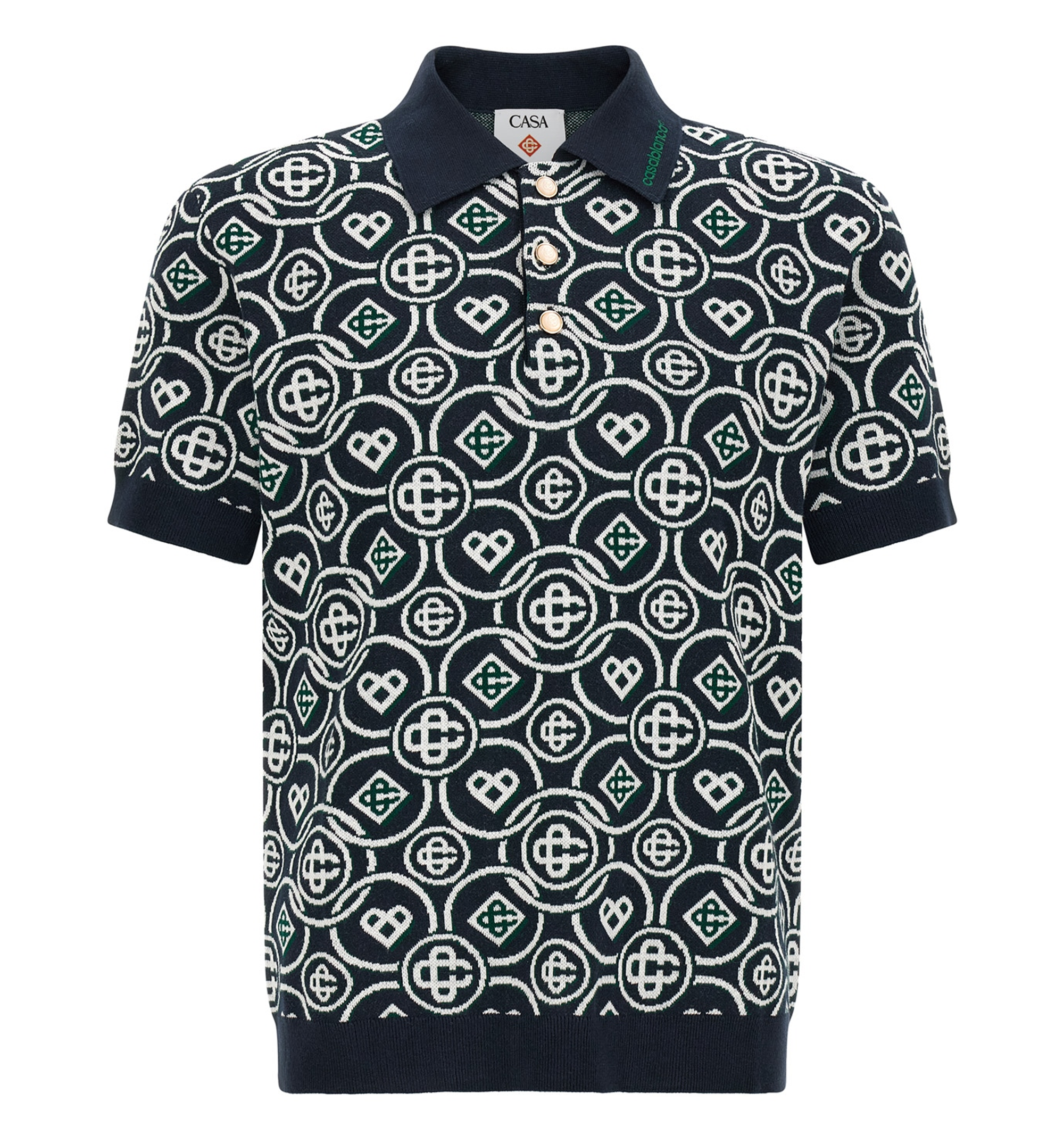'Monogram' polo shirt