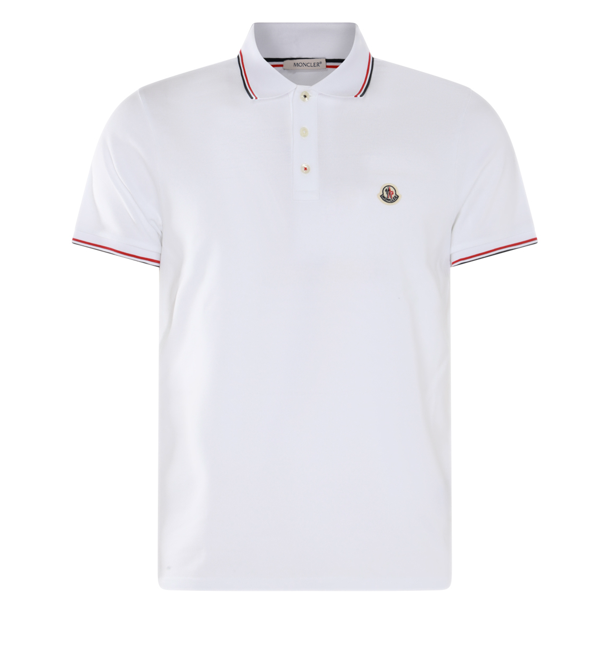 Tricolor-Trimmed Cotton Piquet Polo Shirt