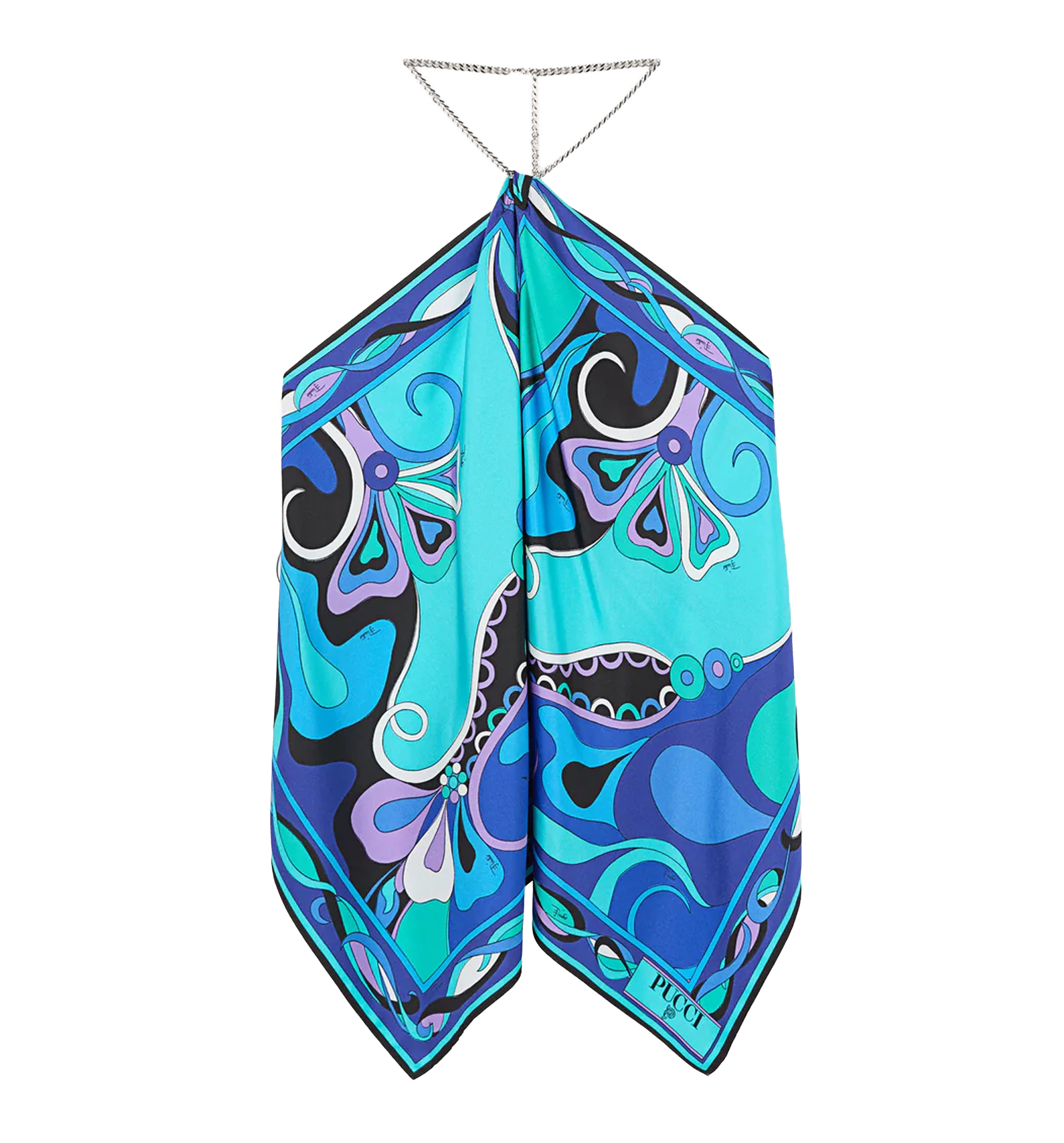 Orchidee Print Chain Top