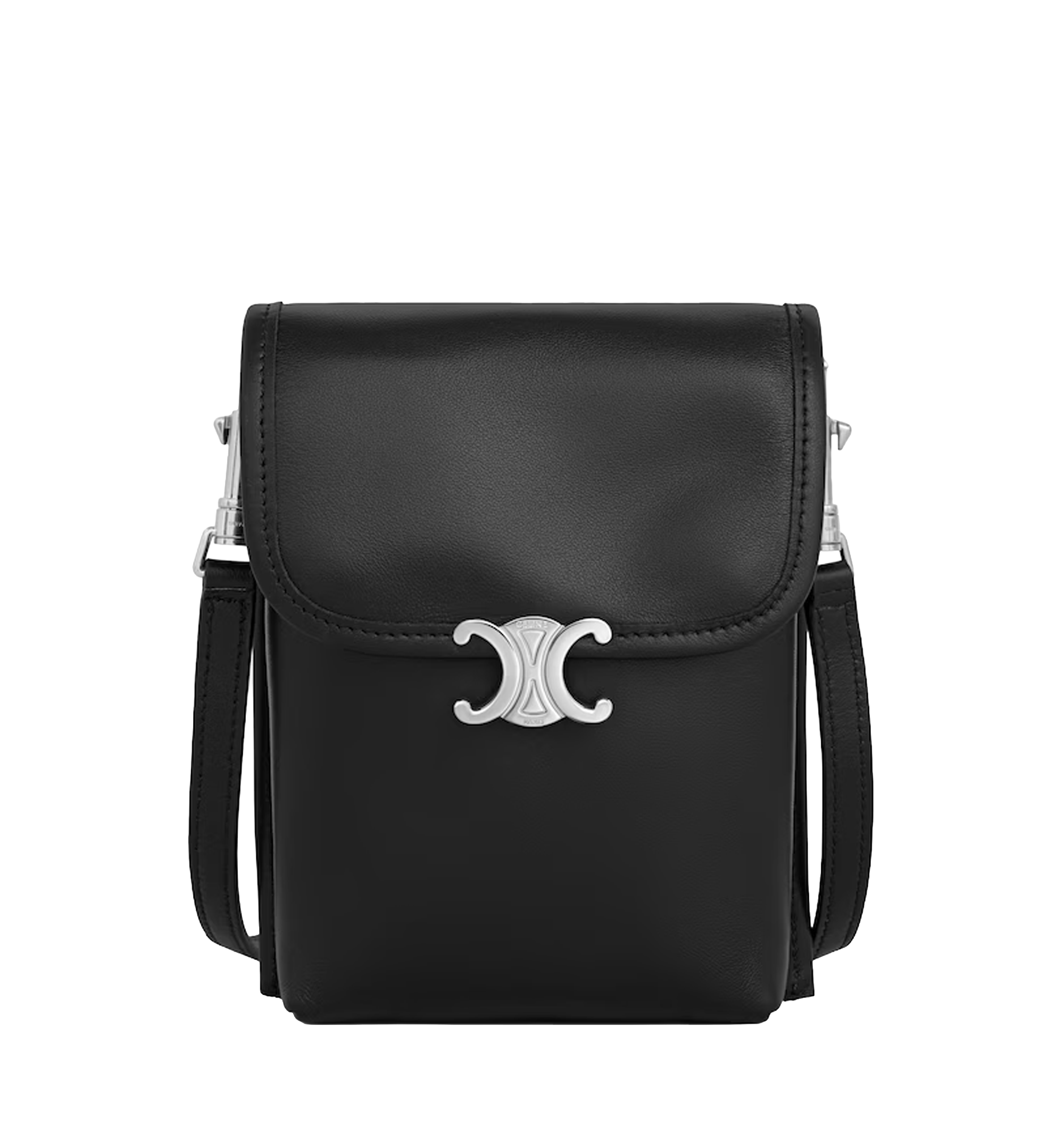 Soft Triomphe leather shoulder bag