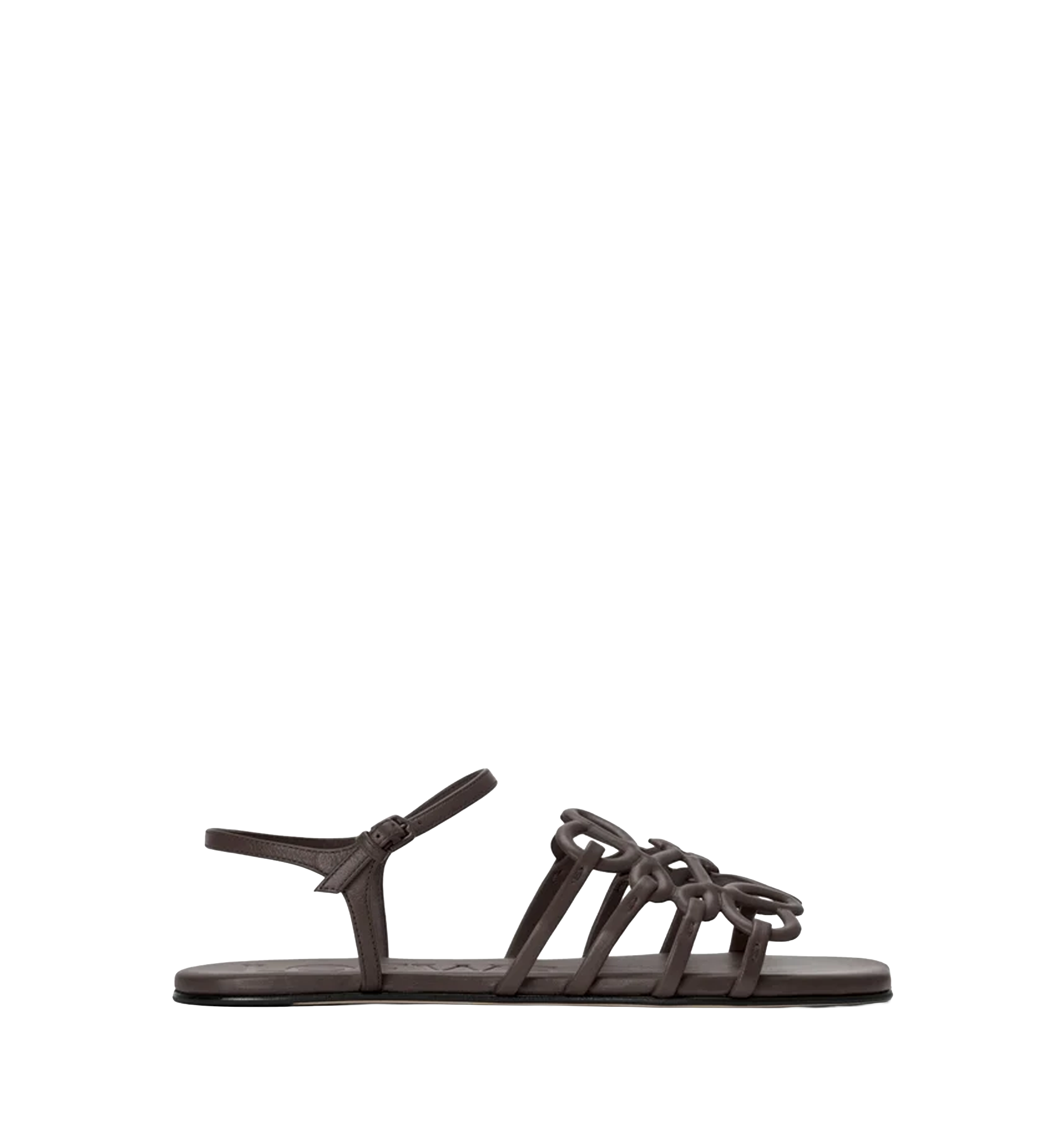 Petal Anagram sandal in calfskin