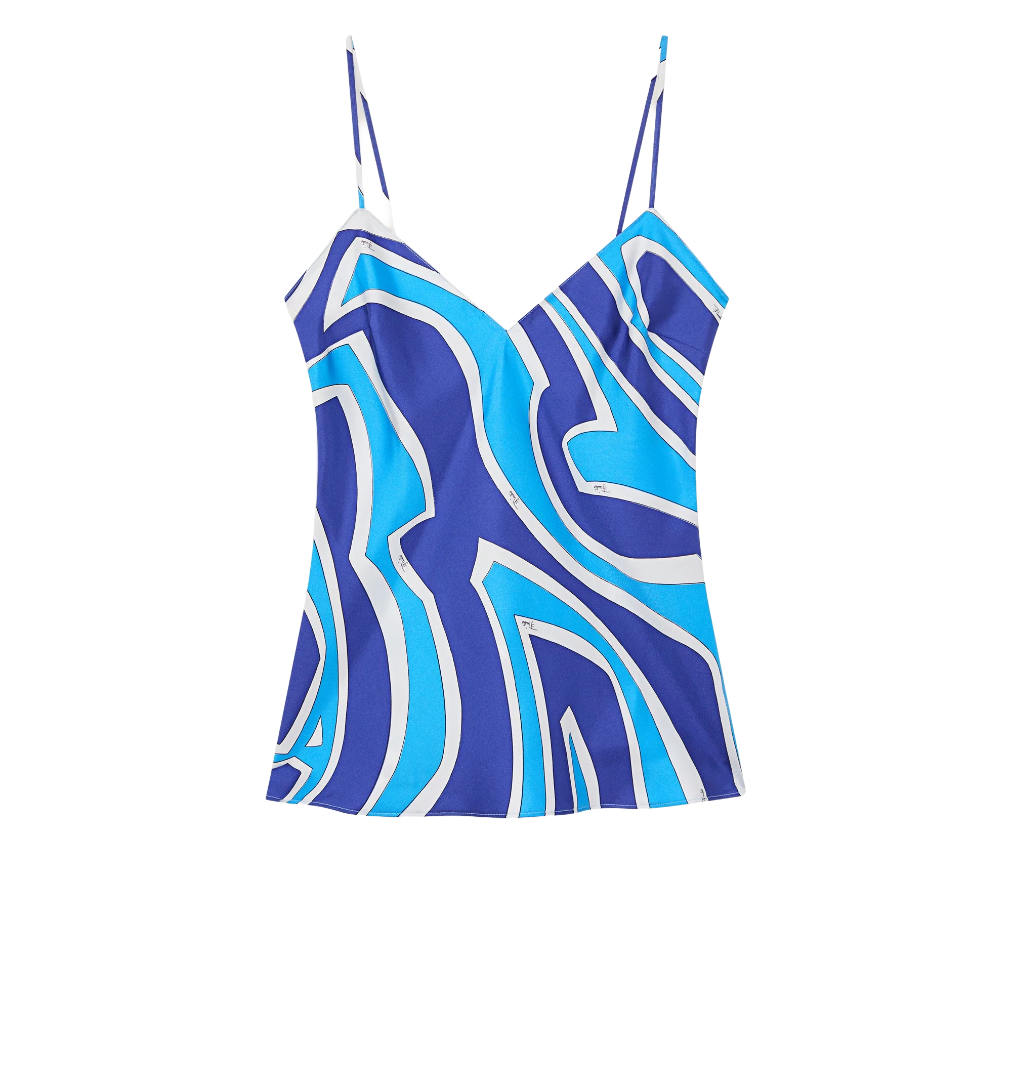 Labirinto Print Silk Top