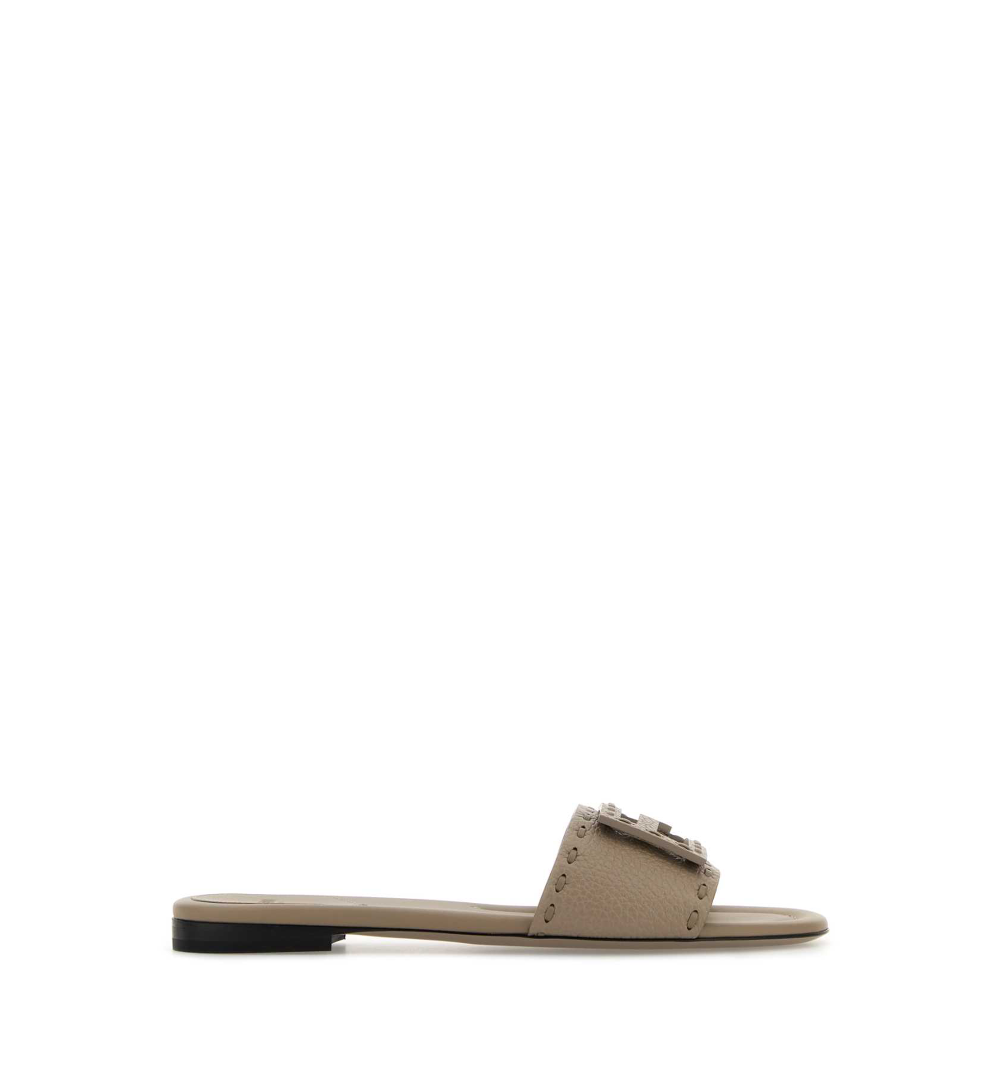 Baguette Leather Slides