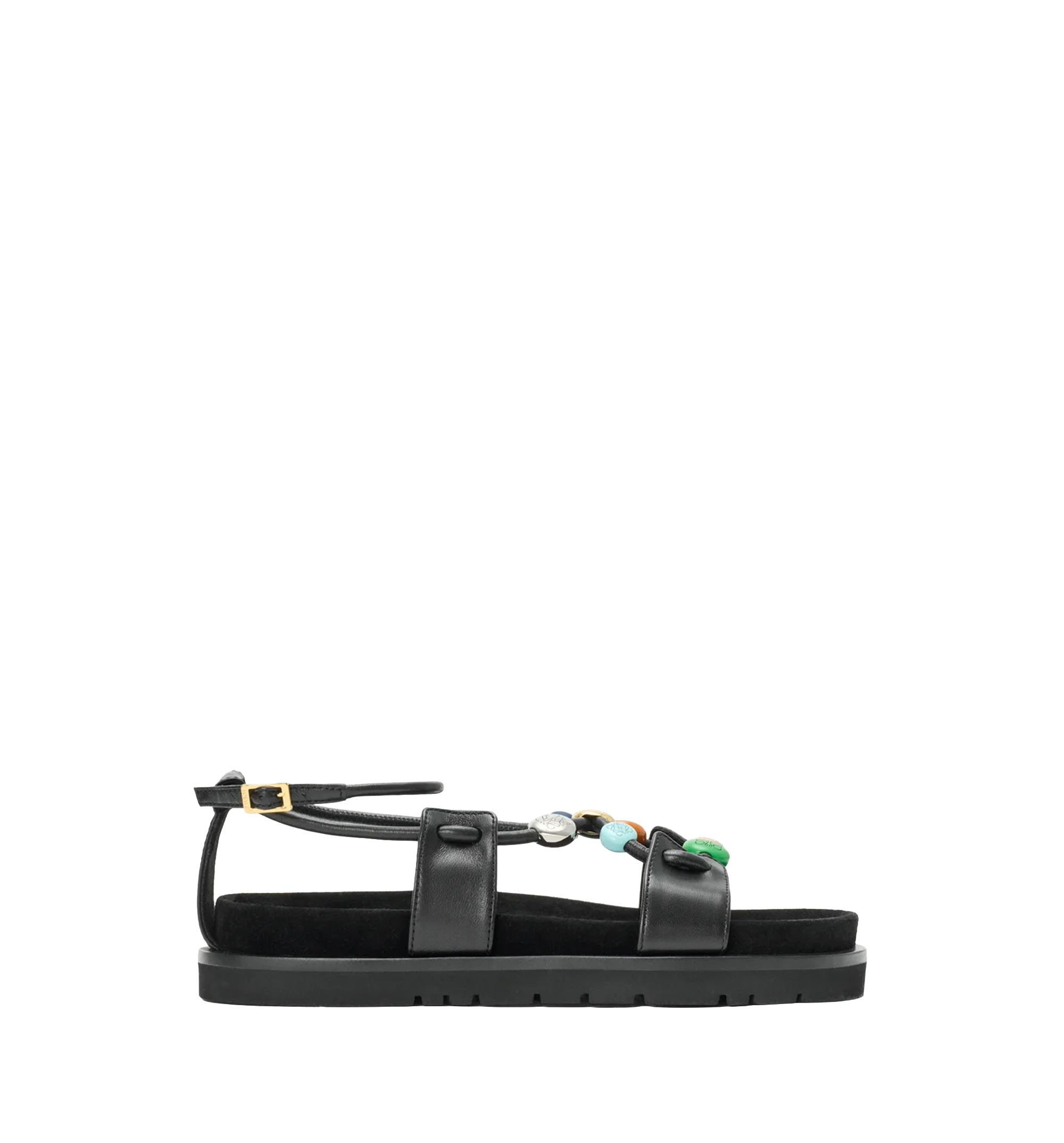 Pebble Beads fussbett sandal in nappa lambskin