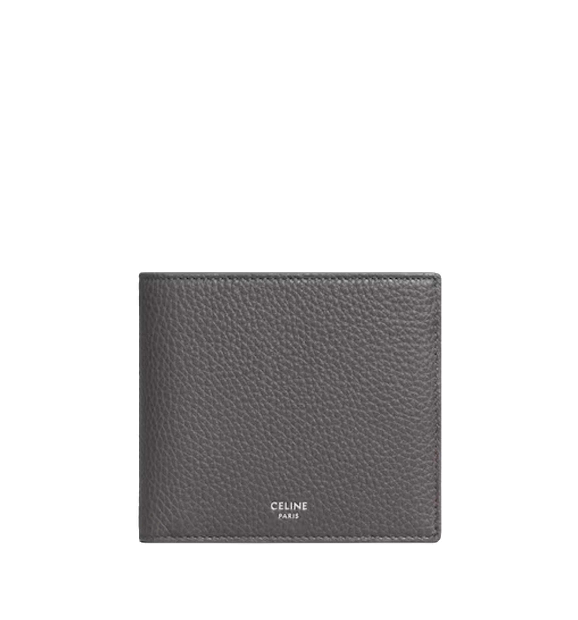 Bi-fold Wallet In Grained Calfskin