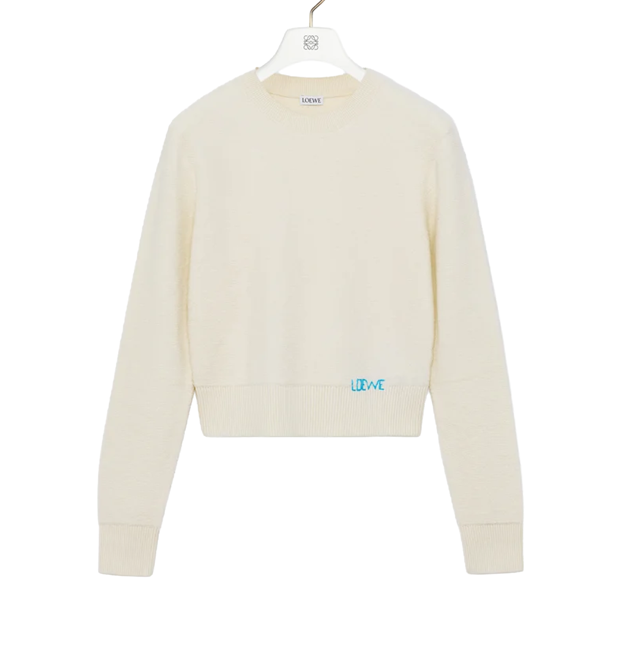 Wool crewneck knitwear