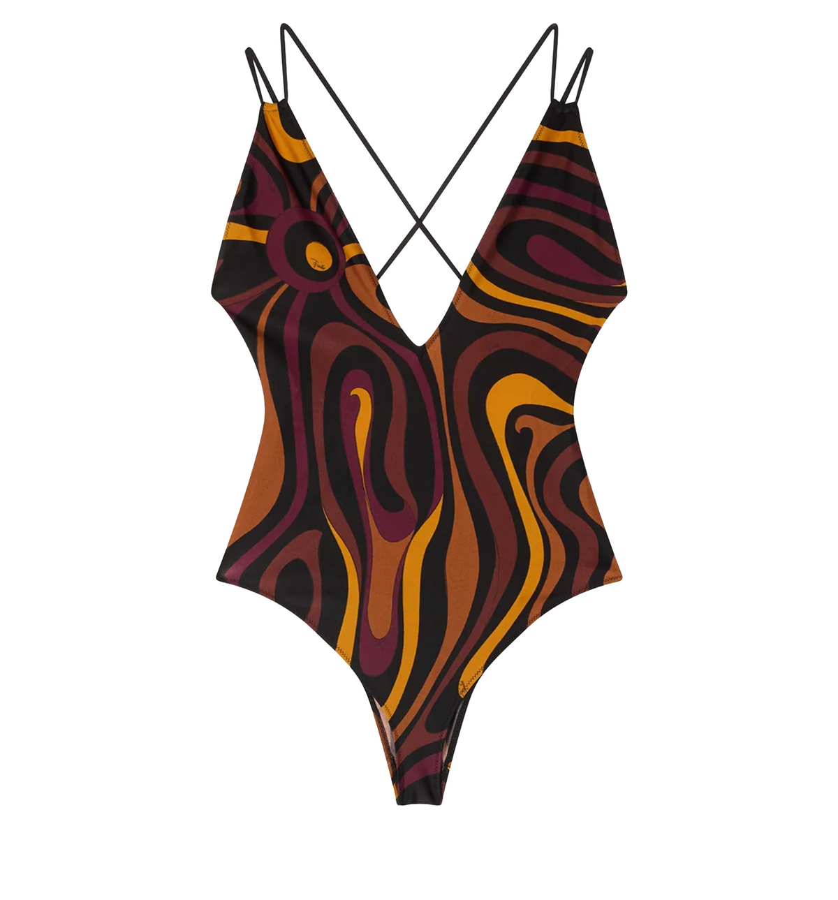 Marmo Print Swimsuit