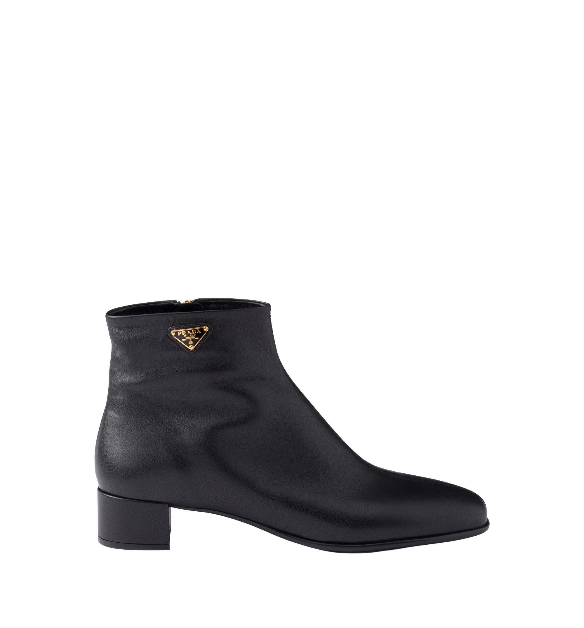 Nappa leather booties